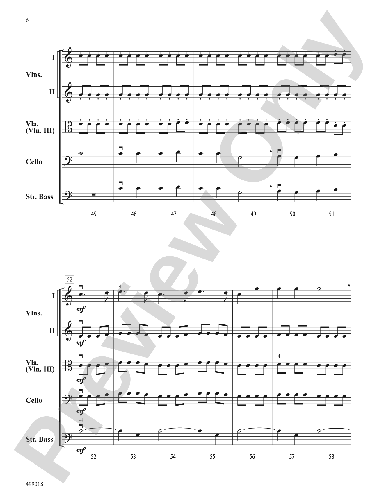 Prelude to Christmas: String Orchestra Conductor Score & Parts