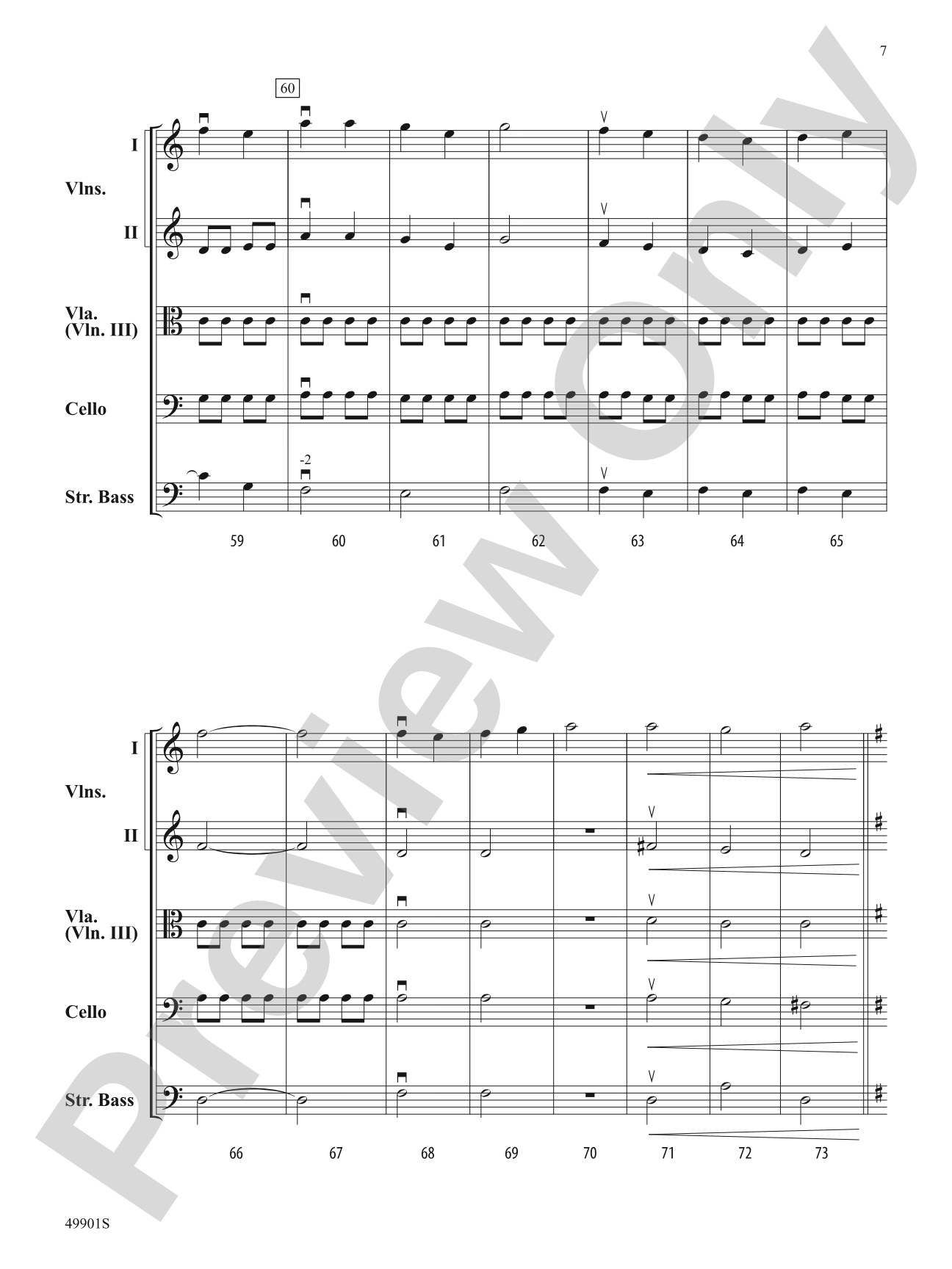 Prelude to Christmas: String Orchestra Conductor Score & Parts