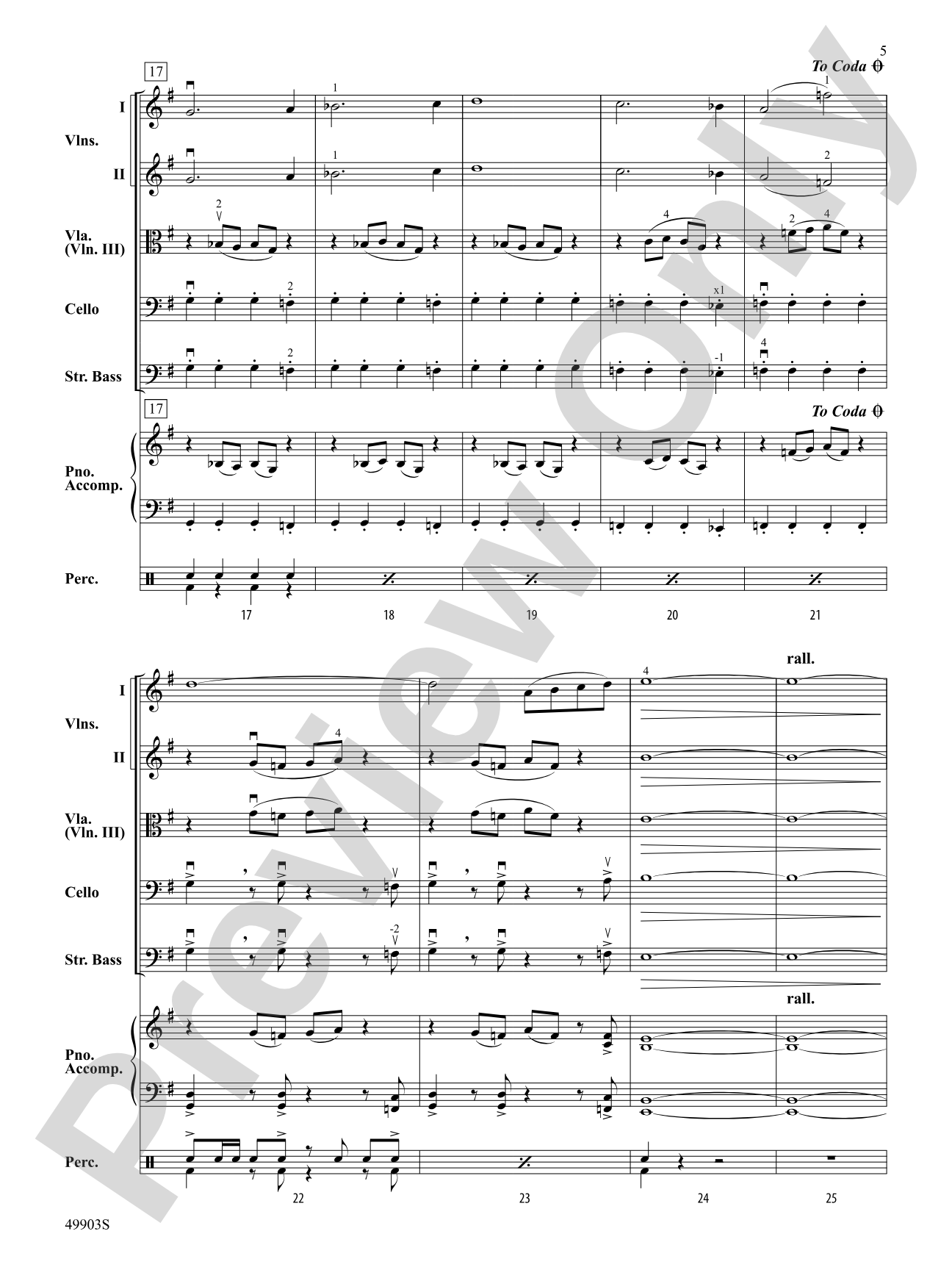 Galactic Nature: String Orchestra Conductor Score & Parts
