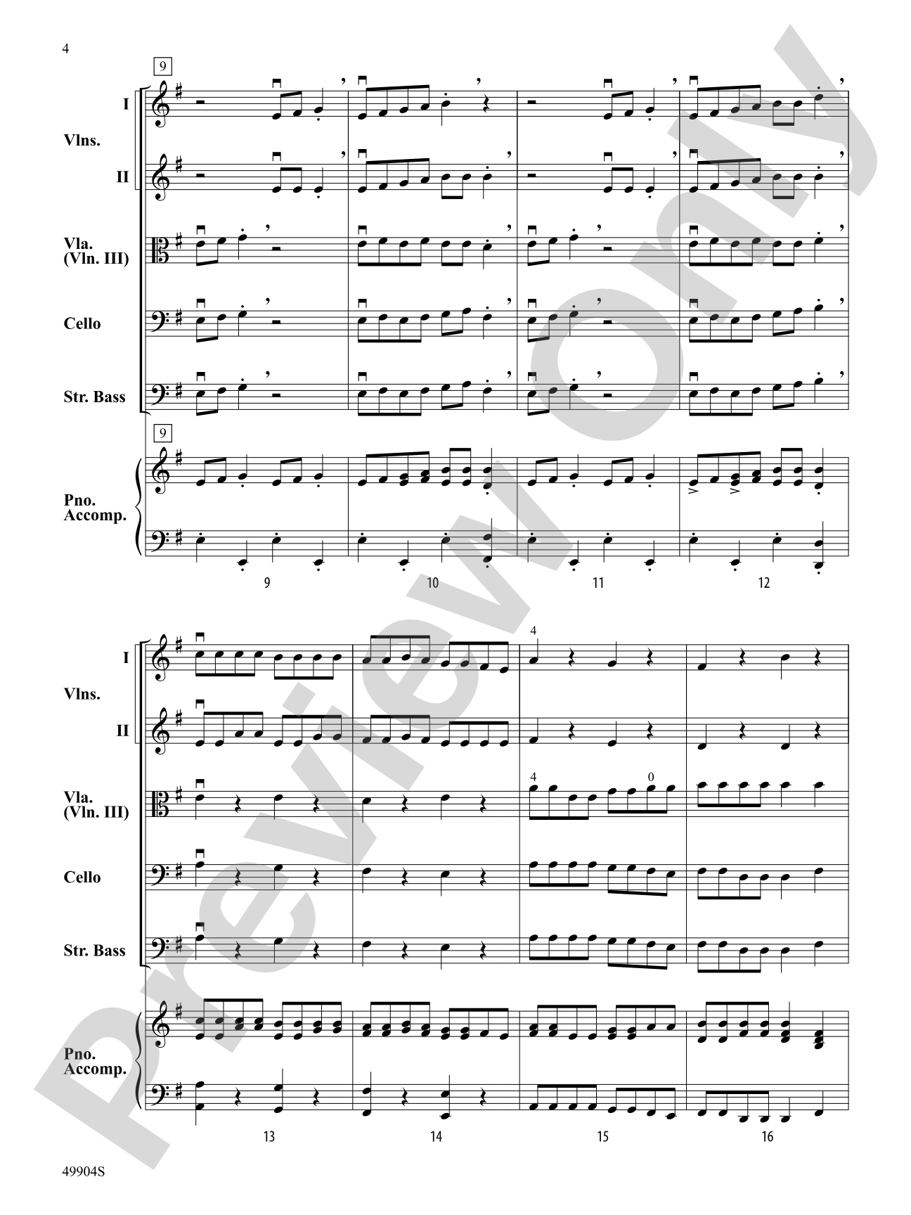 Dragon Chase: String Orchestra Conductor Score & Parts