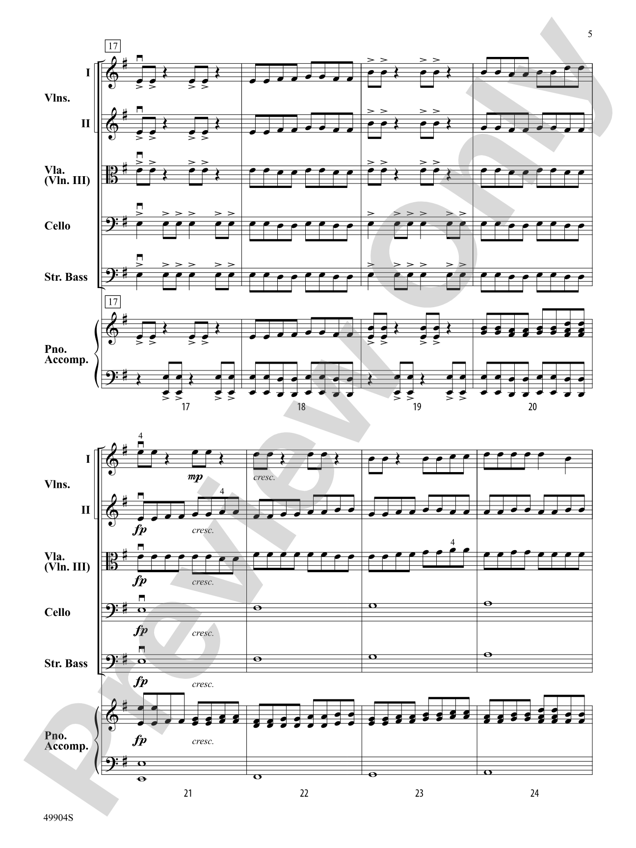 Dragon Chase: String Orchestra Conductor Score & Parts