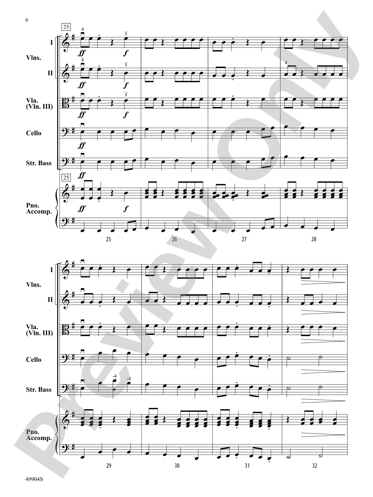 Dragon Chase: String Orchestra Conductor Score & Parts
