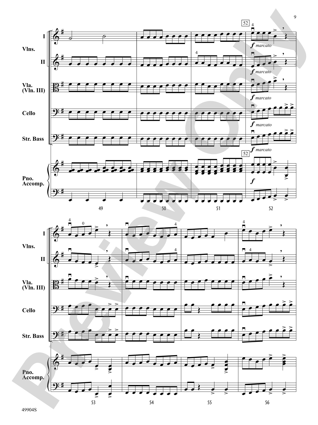 Dragon Chase: String Orchestra Conductor Score & Parts