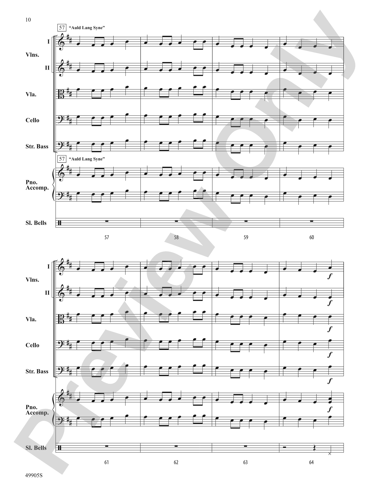 Pizzicato Holidays: String Orchestra Conductor Score & Parts