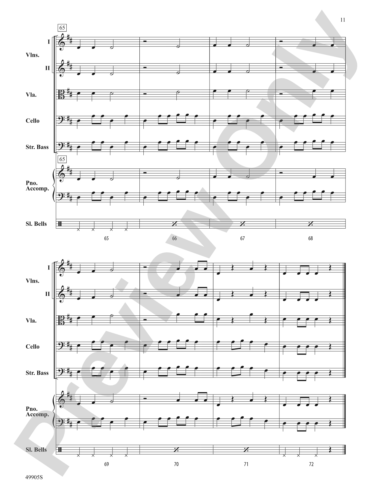 Pizzicato Holidays: String Orchestra Conductor Score & Parts