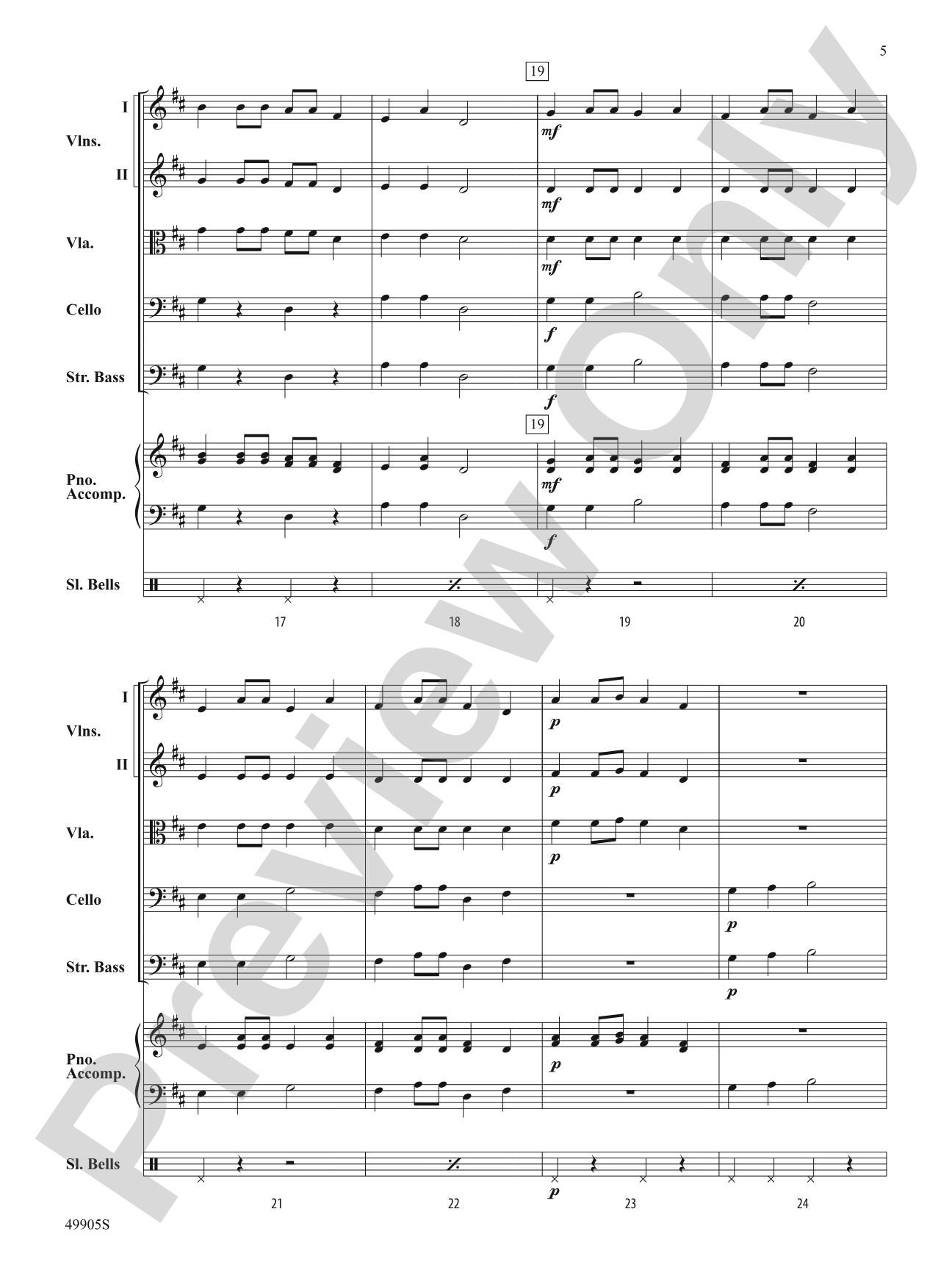 Pizzicato Holidays: String Orchestra Conductor Score & Parts