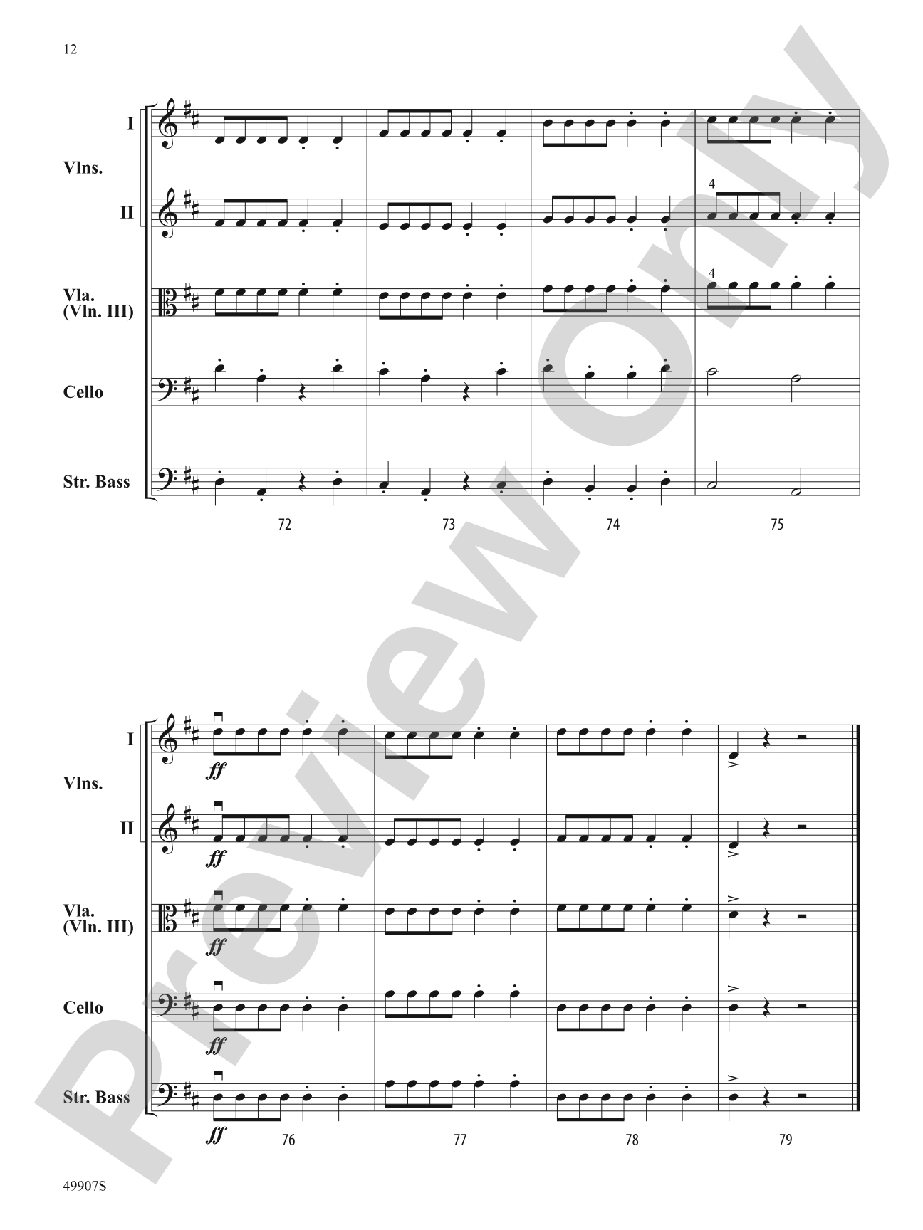 Playground Games: String Orchestra Conductor Score & Parts