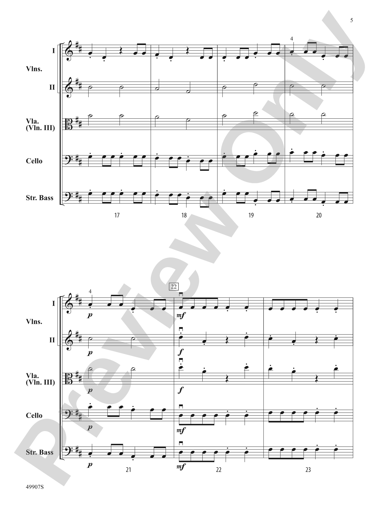 Playground Games: String Orchestra Conductor Score & Parts