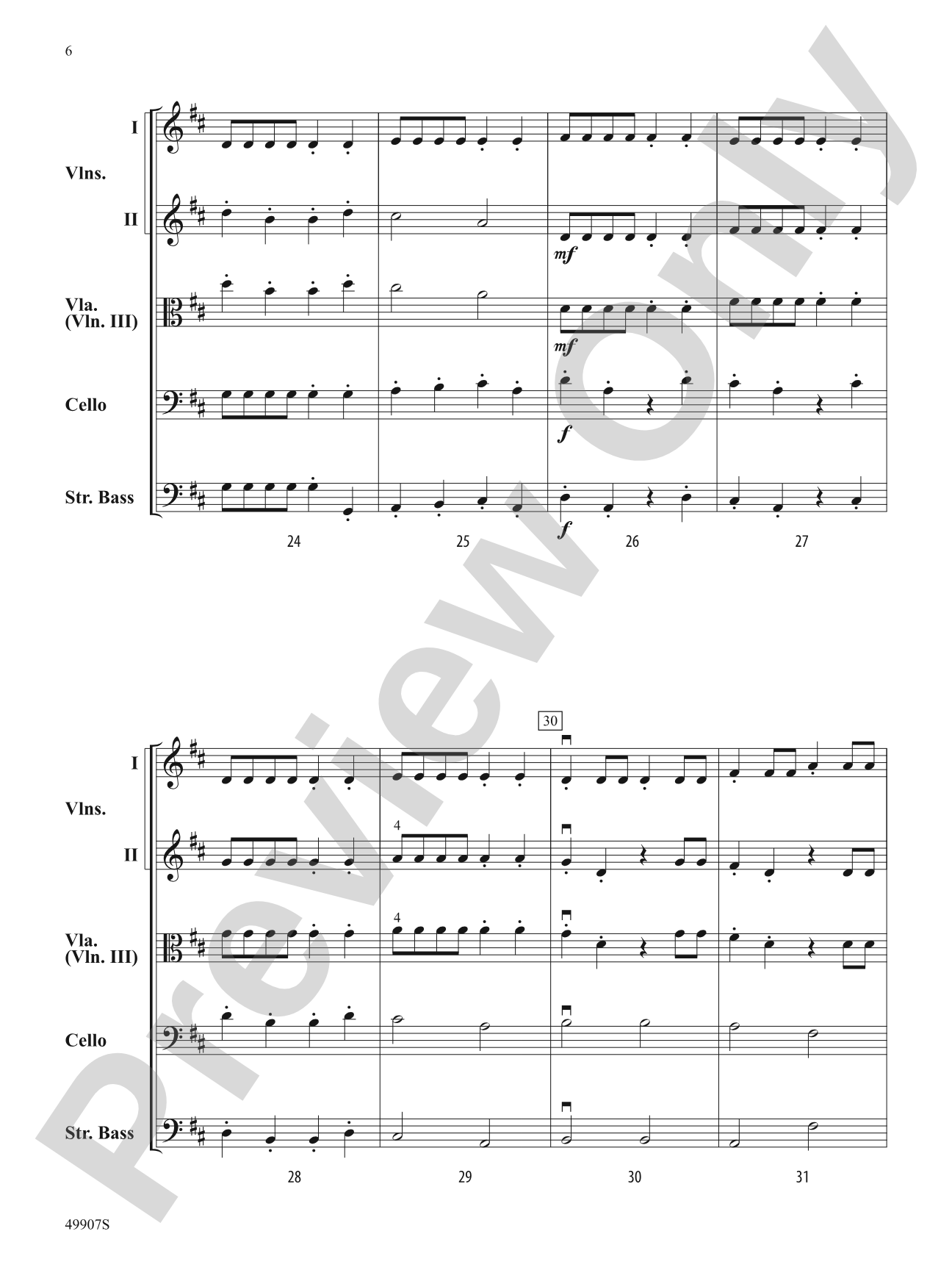 Playground Games: String Orchestra Conductor Score & Parts