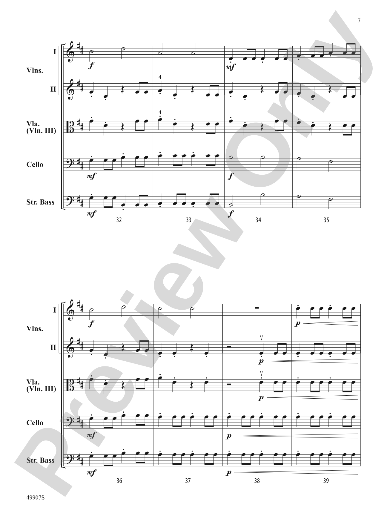 Playground Games: String Orchestra Conductor Score & Parts