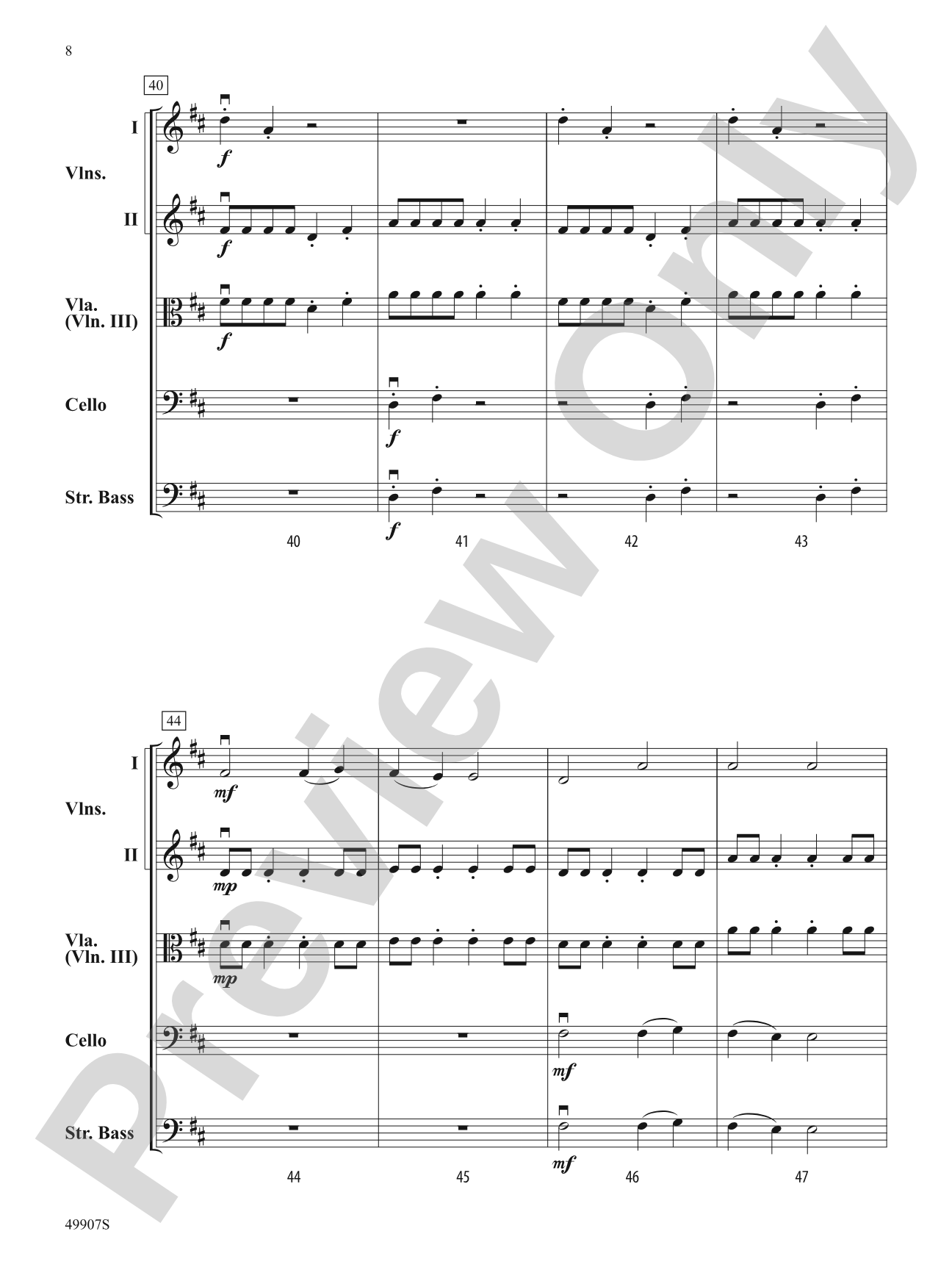 Playground Games: String Orchestra Conductor Score & Parts