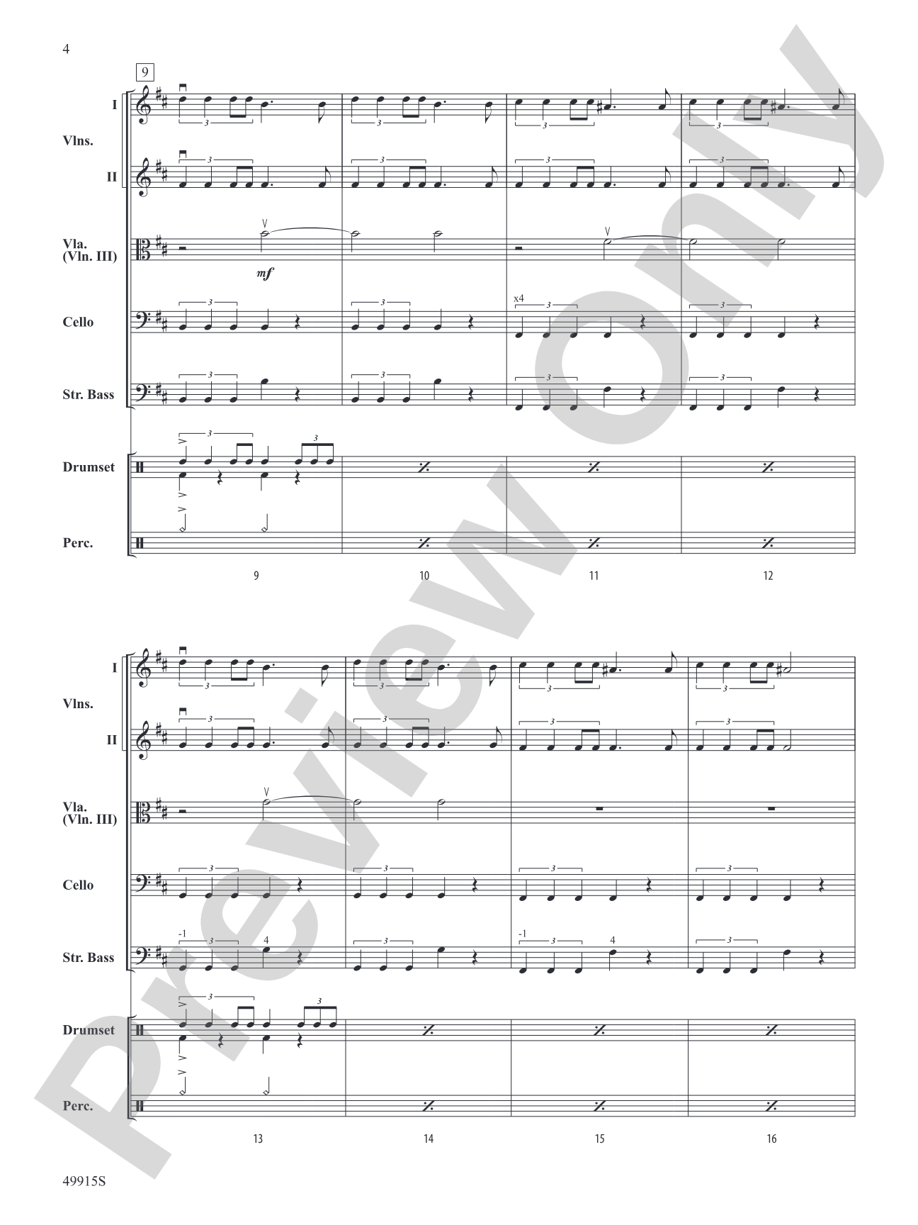 Enemy: String Orchestra Conductor Score & Parts