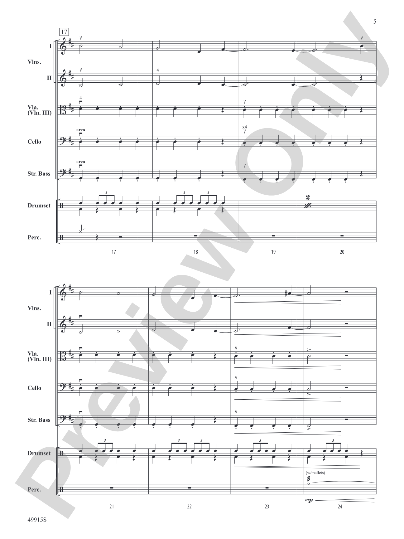 Enemy: String Orchestra Conductor Score & Parts