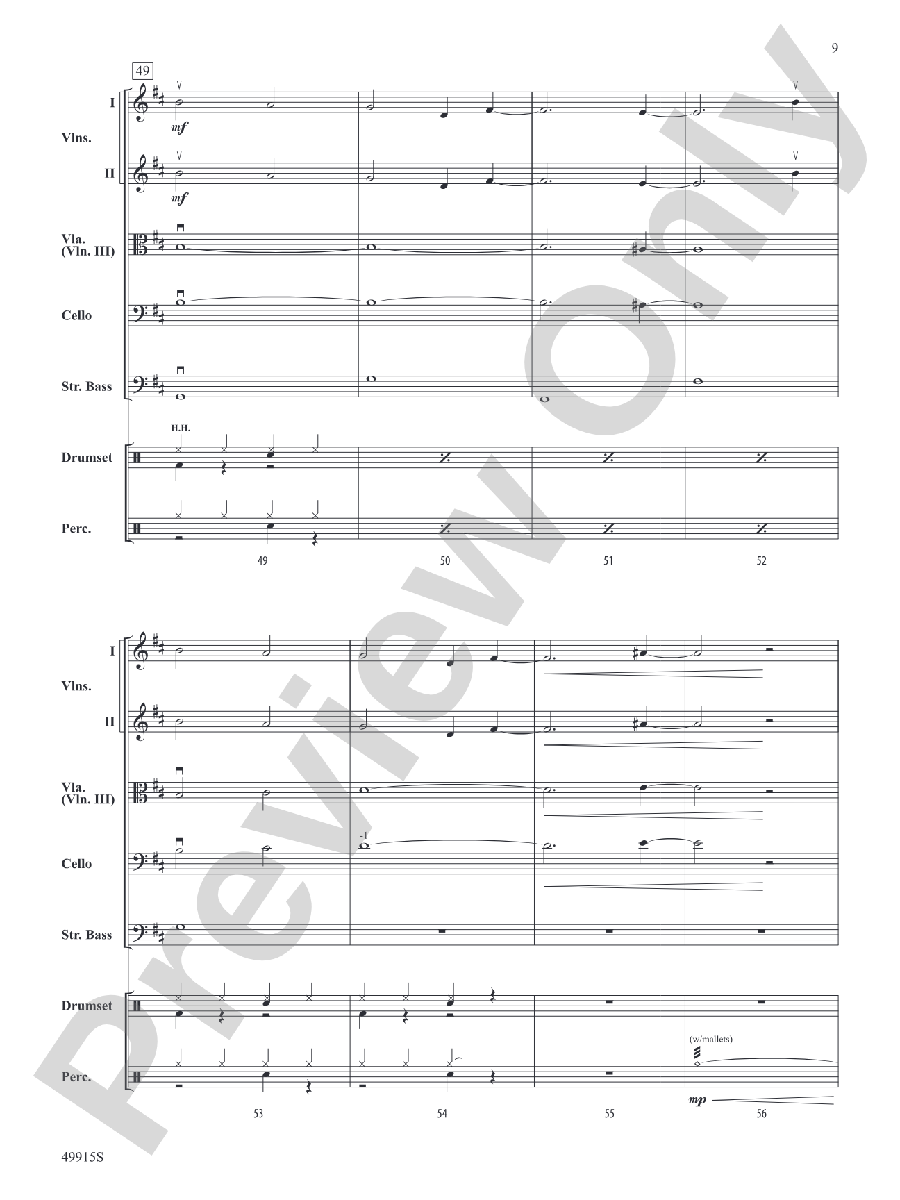 Enemy: String Orchestra Conductor Score & Parts