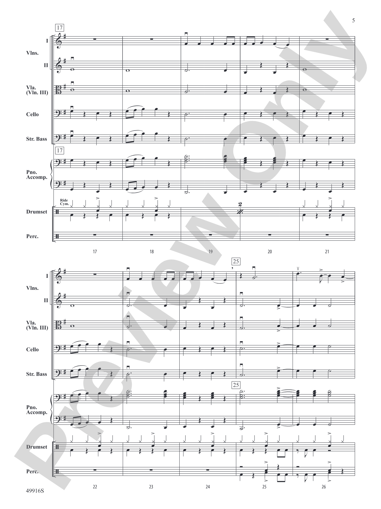 A Taylor Swift Duo: String Orchestra Conductor Score & Parts