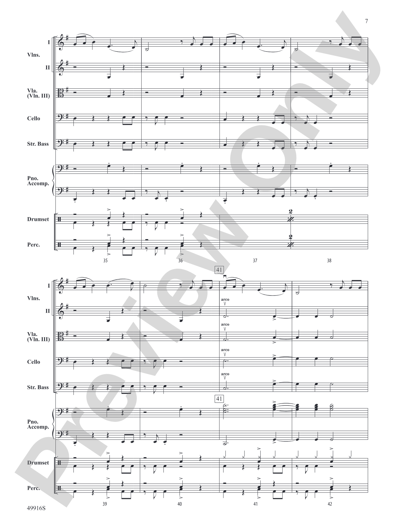A Taylor Swift Duo: String Orchestra Conductor Score & Parts