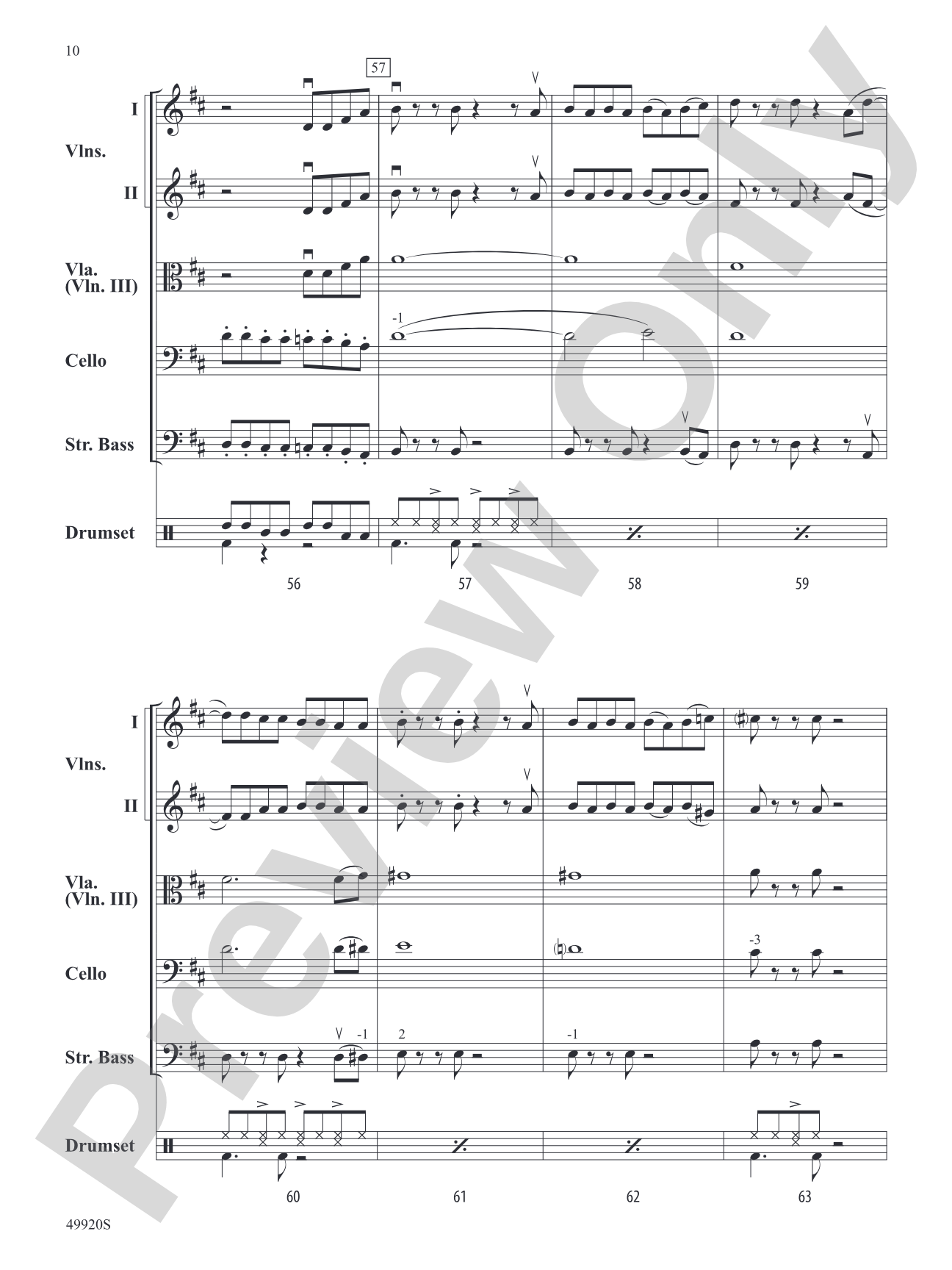 Made You Look: String Orchestra Conductor Score & Parts