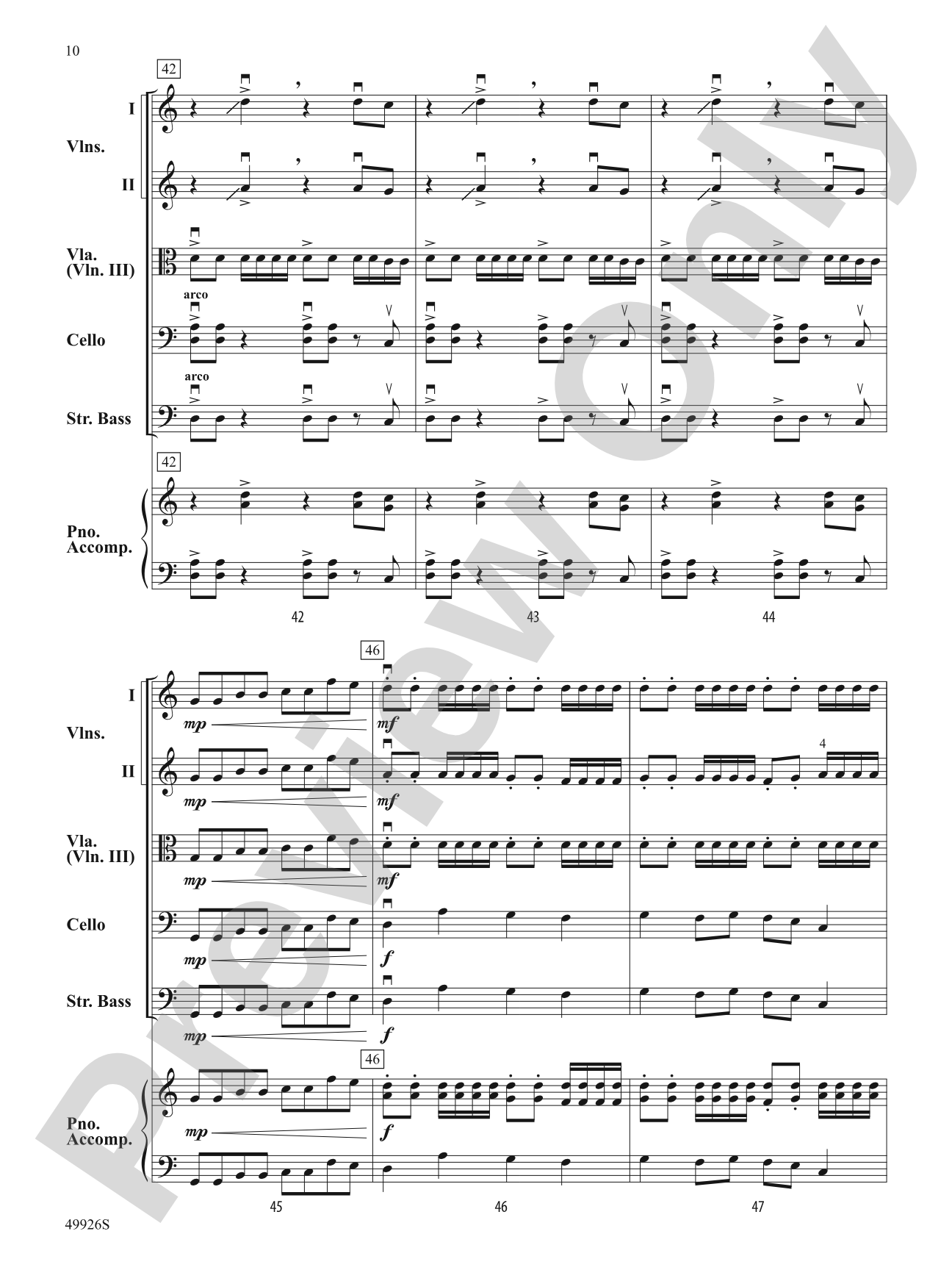Heavy Lifting: Flexible String Ensemble Score & Parts