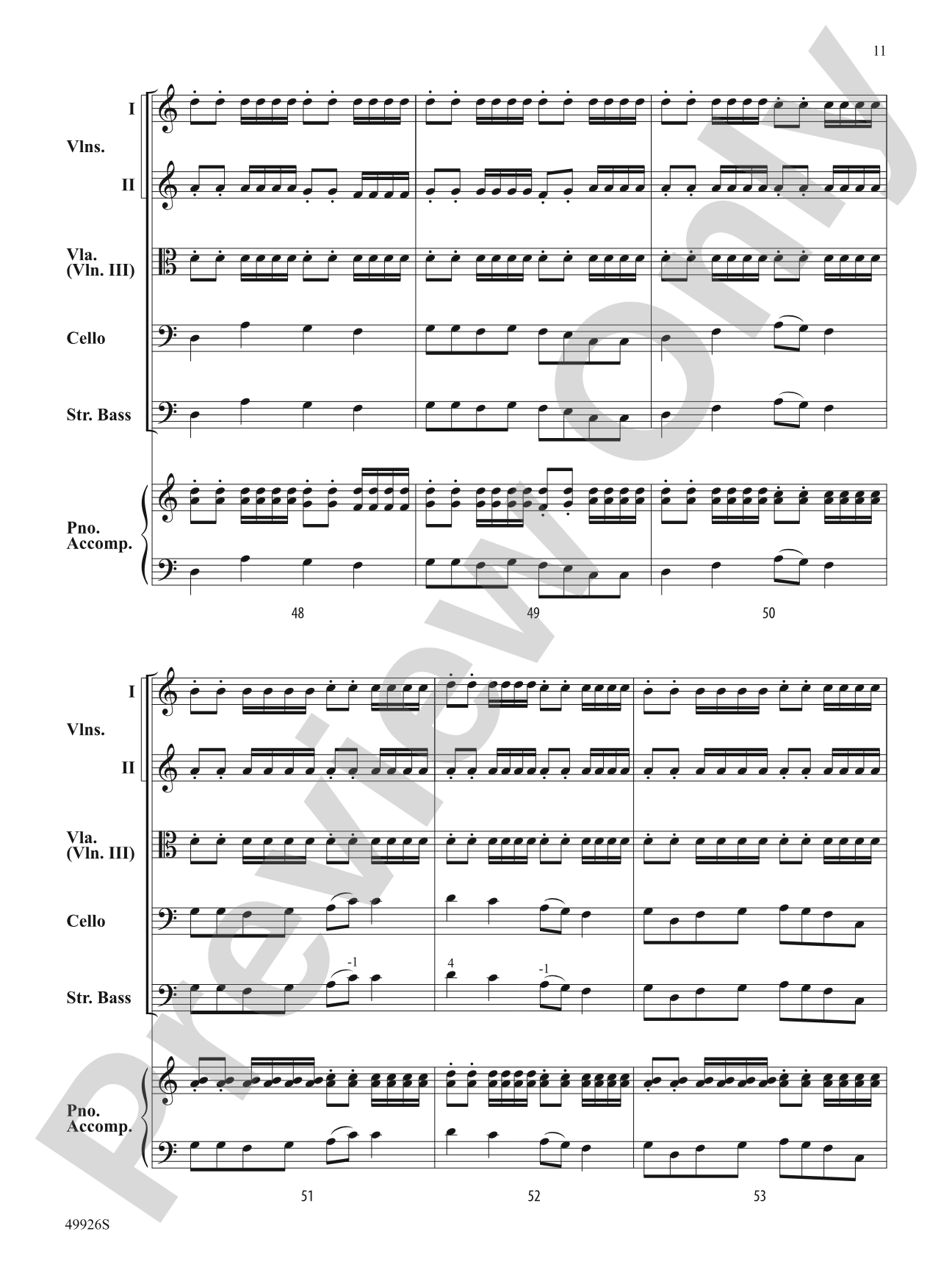 Heavy Lifting: Flexible String Ensemble Score & Parts