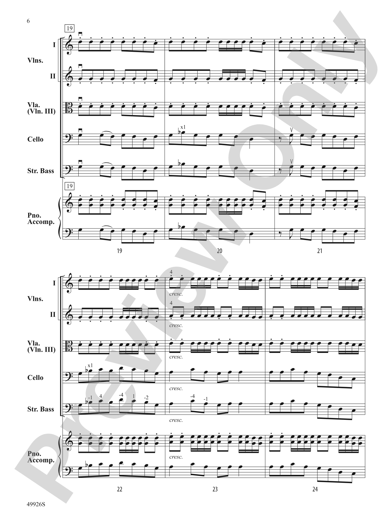 Heavy Lifting: Flexible String Ensemble Score & Parts