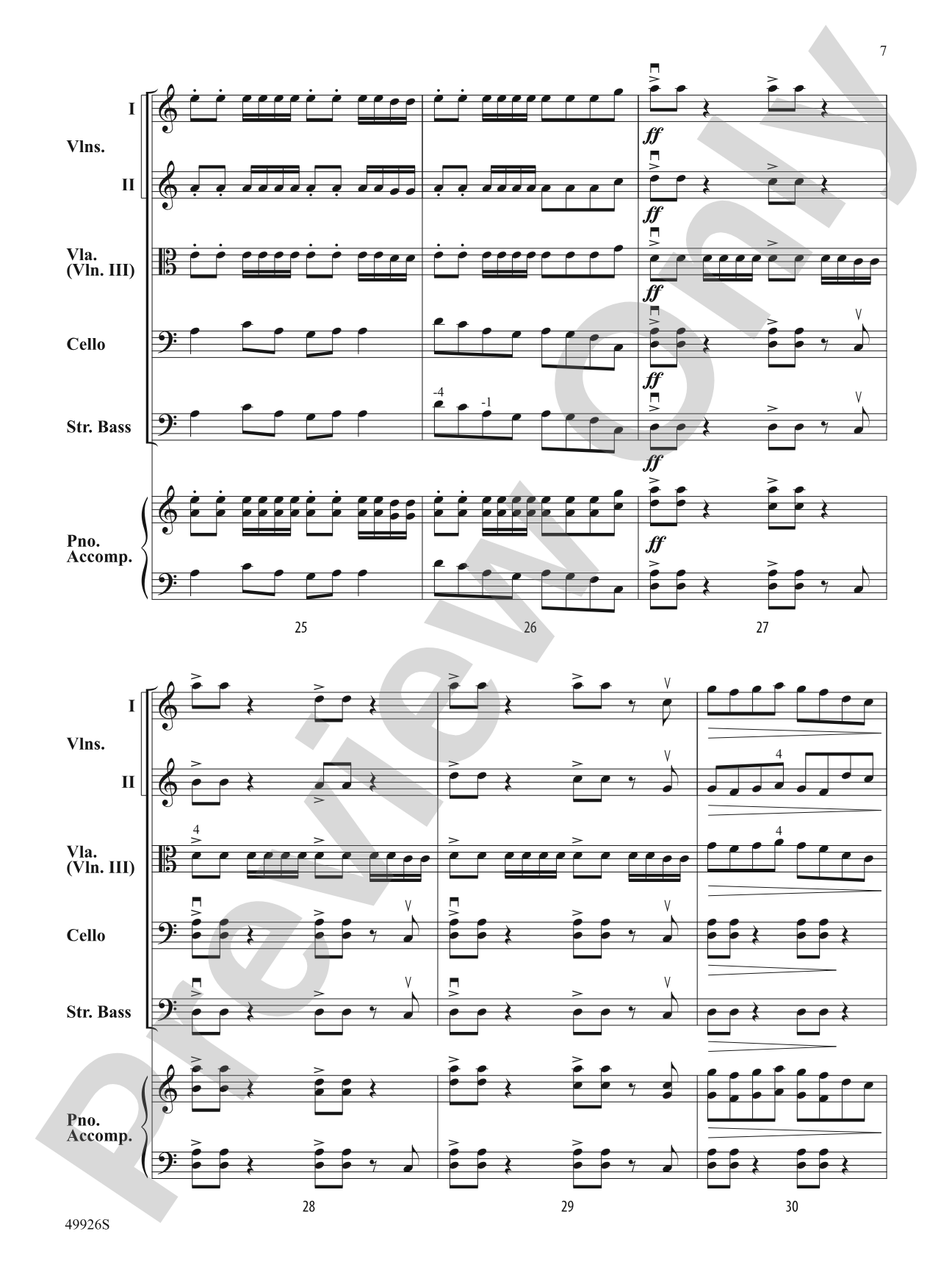 Heavy Lifting: Flexible String Ensemble Score & Parts