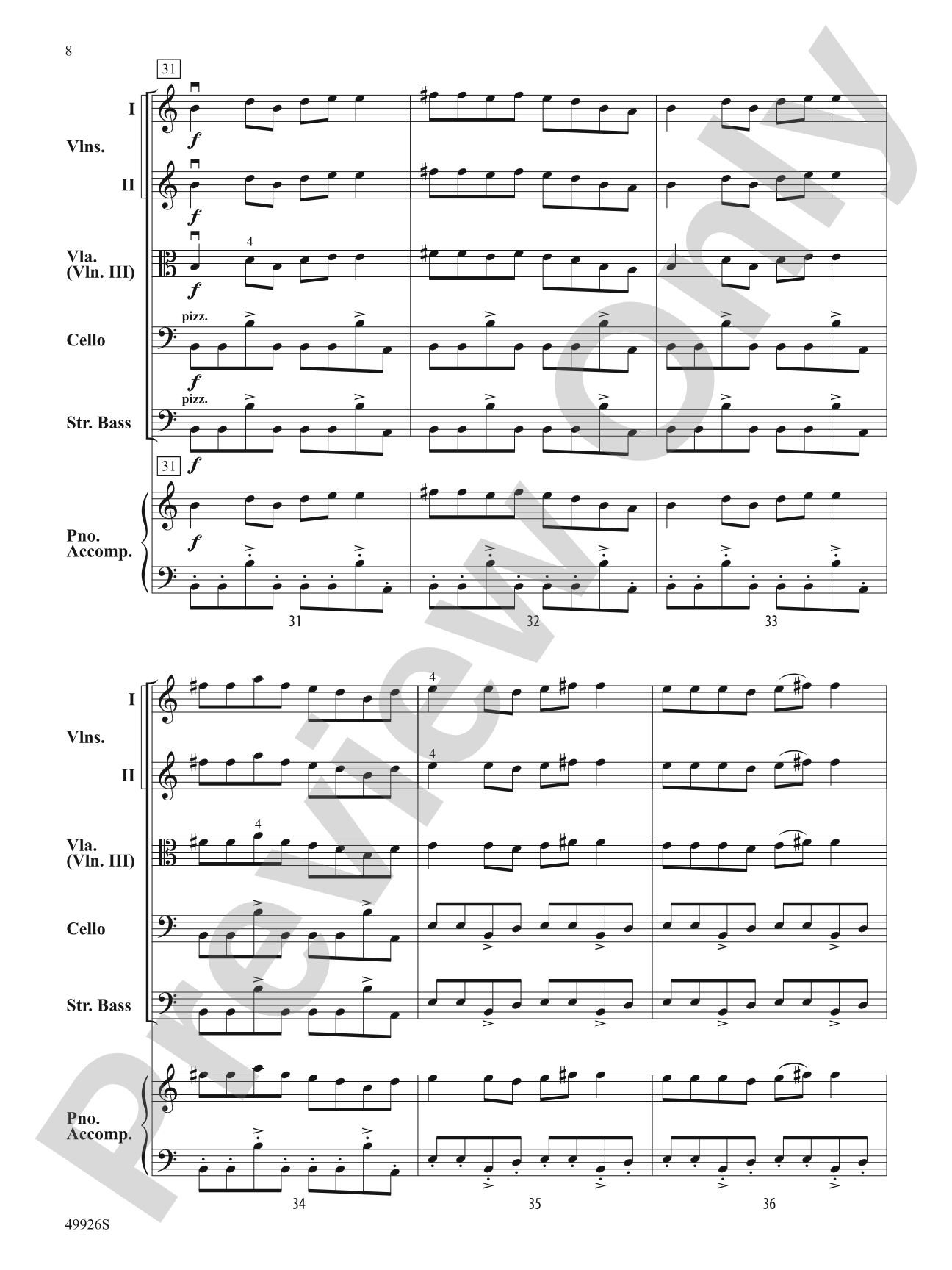 Heavy Lifting: Flexible String Ensemble Score & Parts