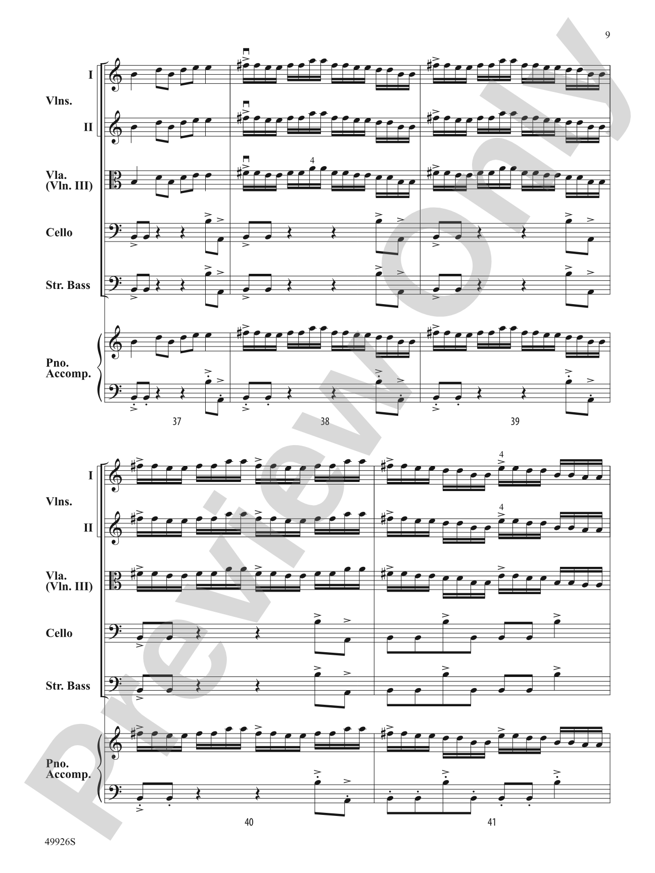 Heavy Lifting: Flexible String Ensemble Score & Parts