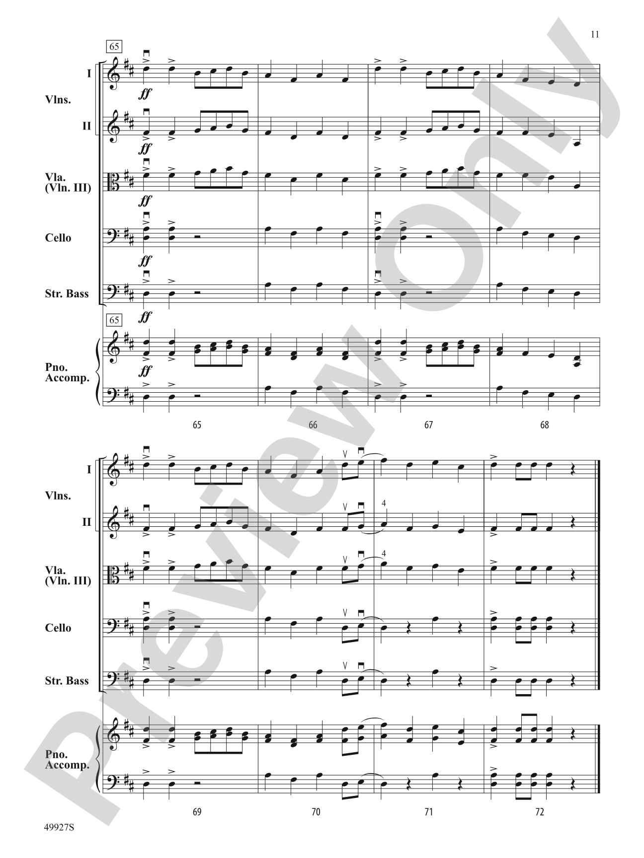 Irish Dances: String Orchestra Conductor Score & Parts