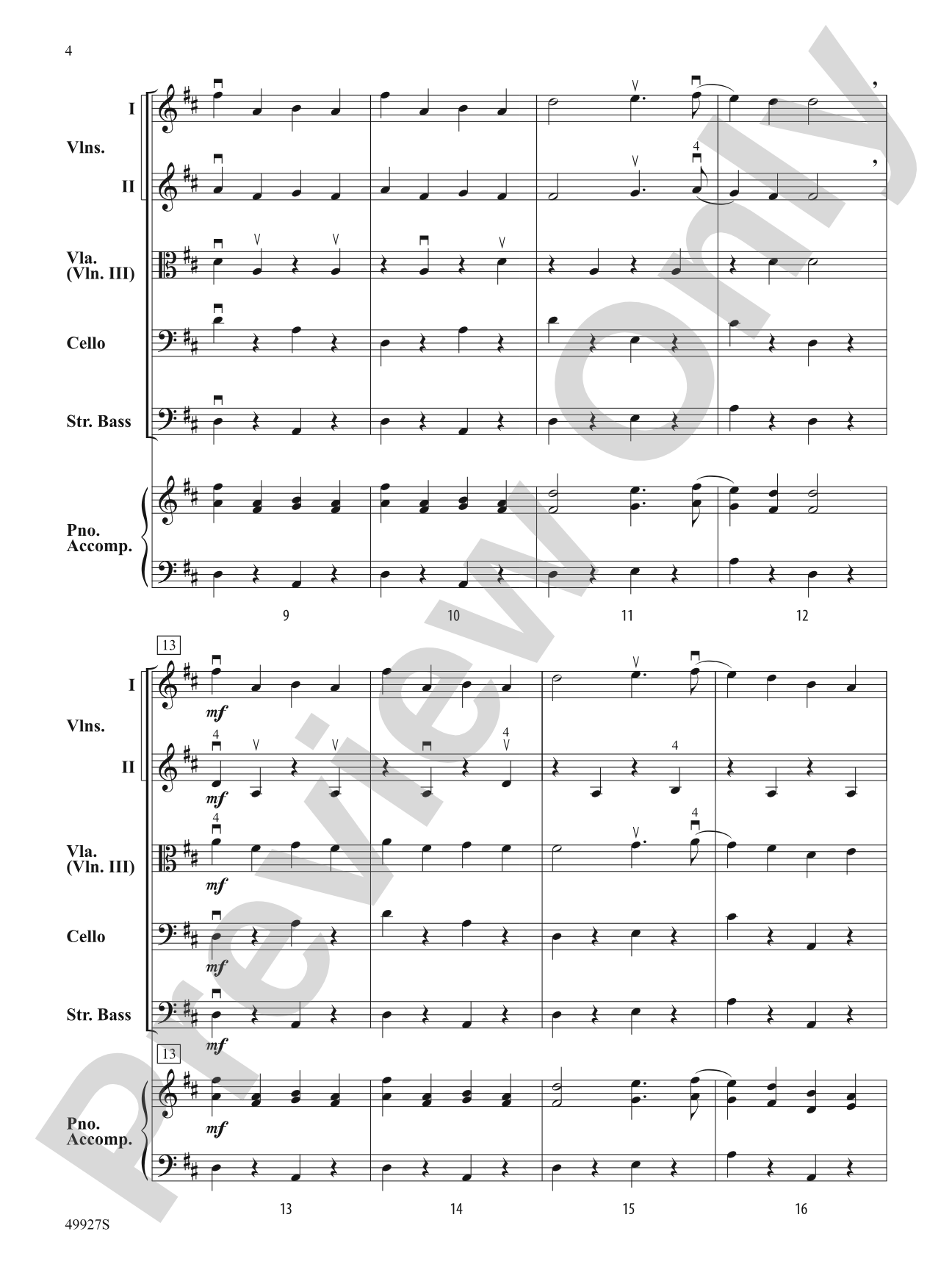 Irish Dances: String Orchestra Conductor Score & Parts