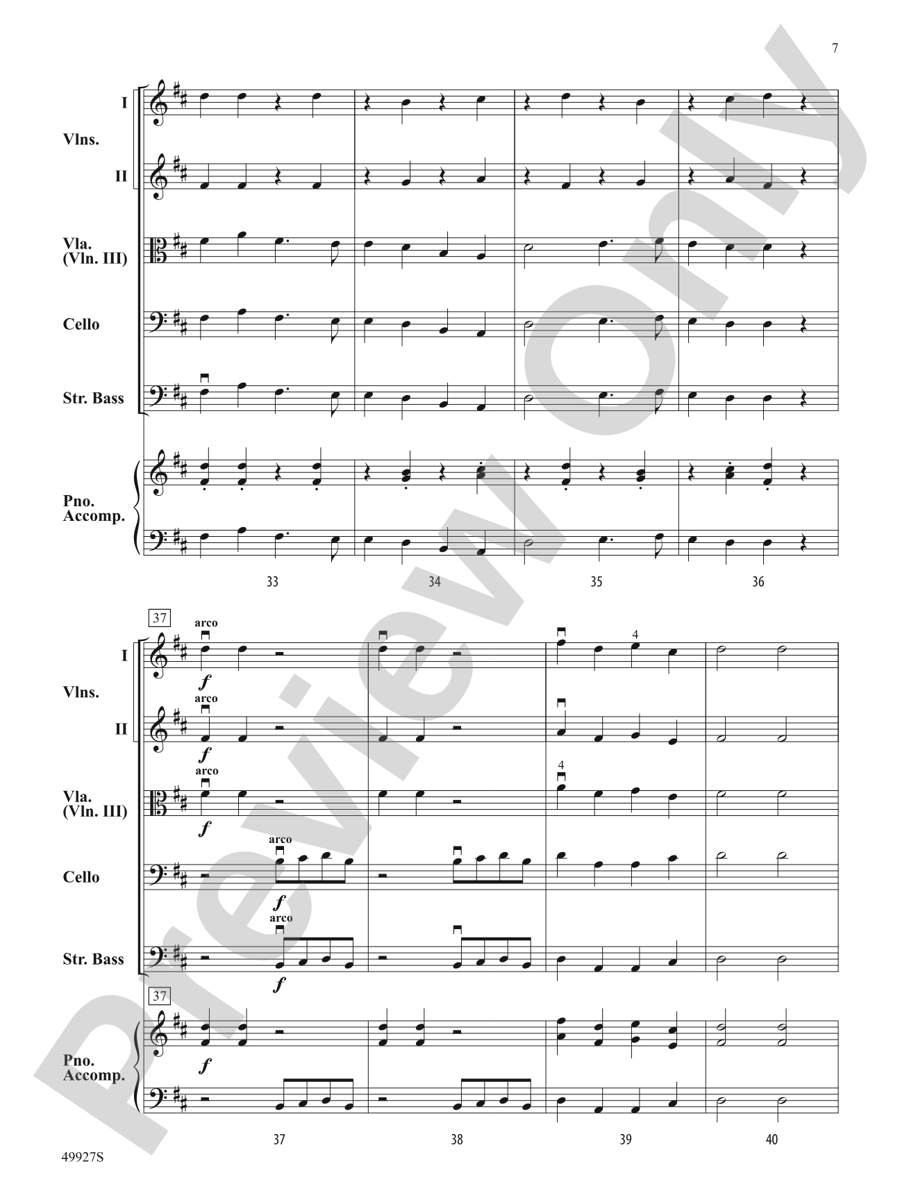 Irish Dances: String Orchestra Conductor Score & Parts