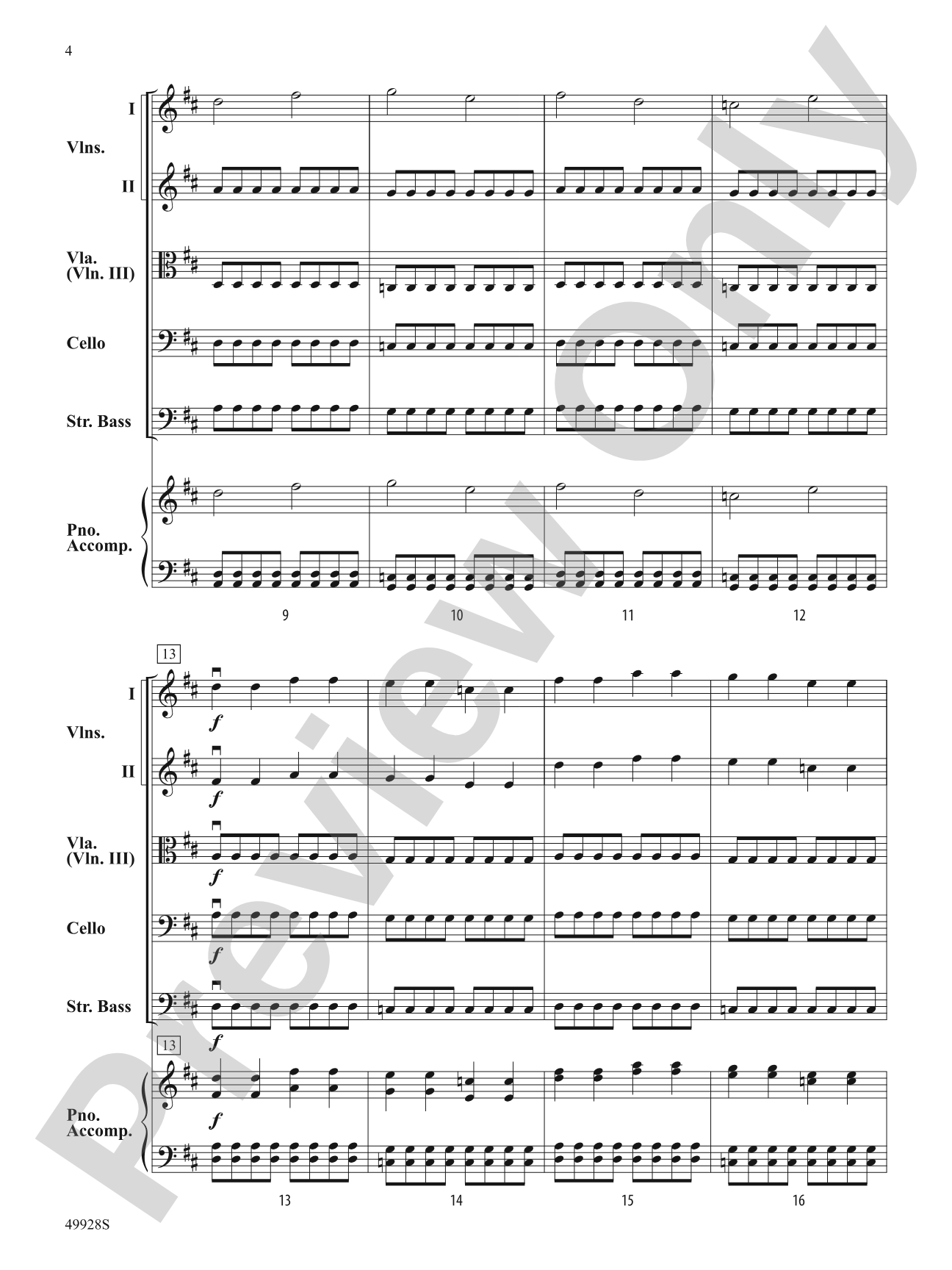 Speed Force: String Orchestra Conductor Score & Parts
