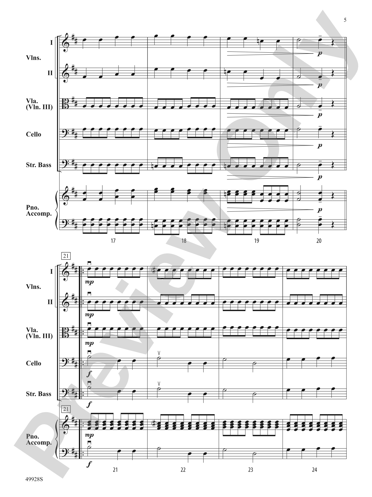 Speed Force: String Orchestra Conductor Score & Parts