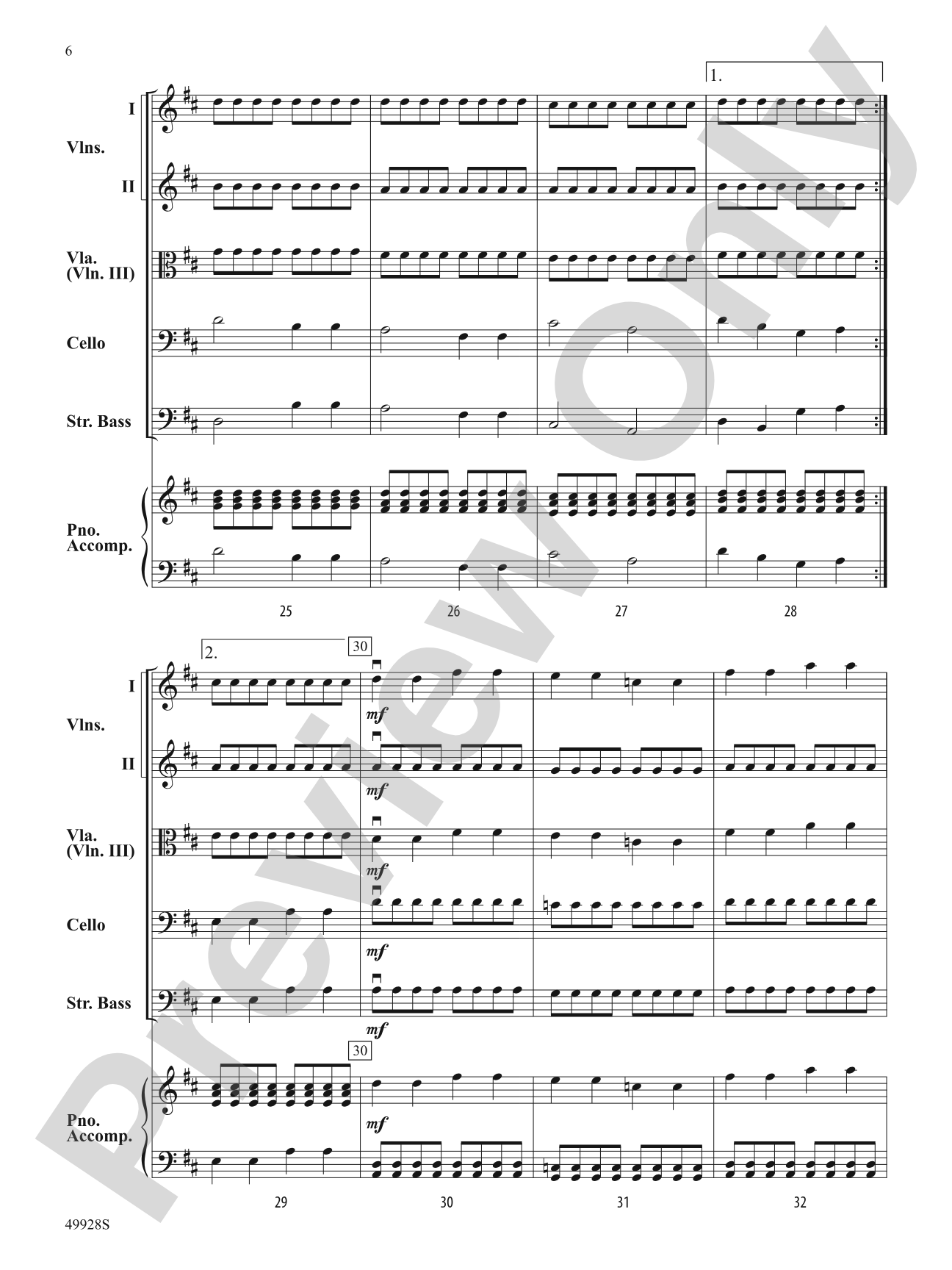 Speed Force: String Orchestra Conductor Score & Parts