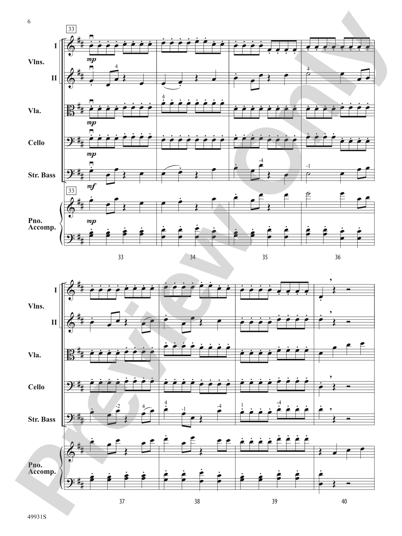 Set a Course: String Orchestra Score & Parts