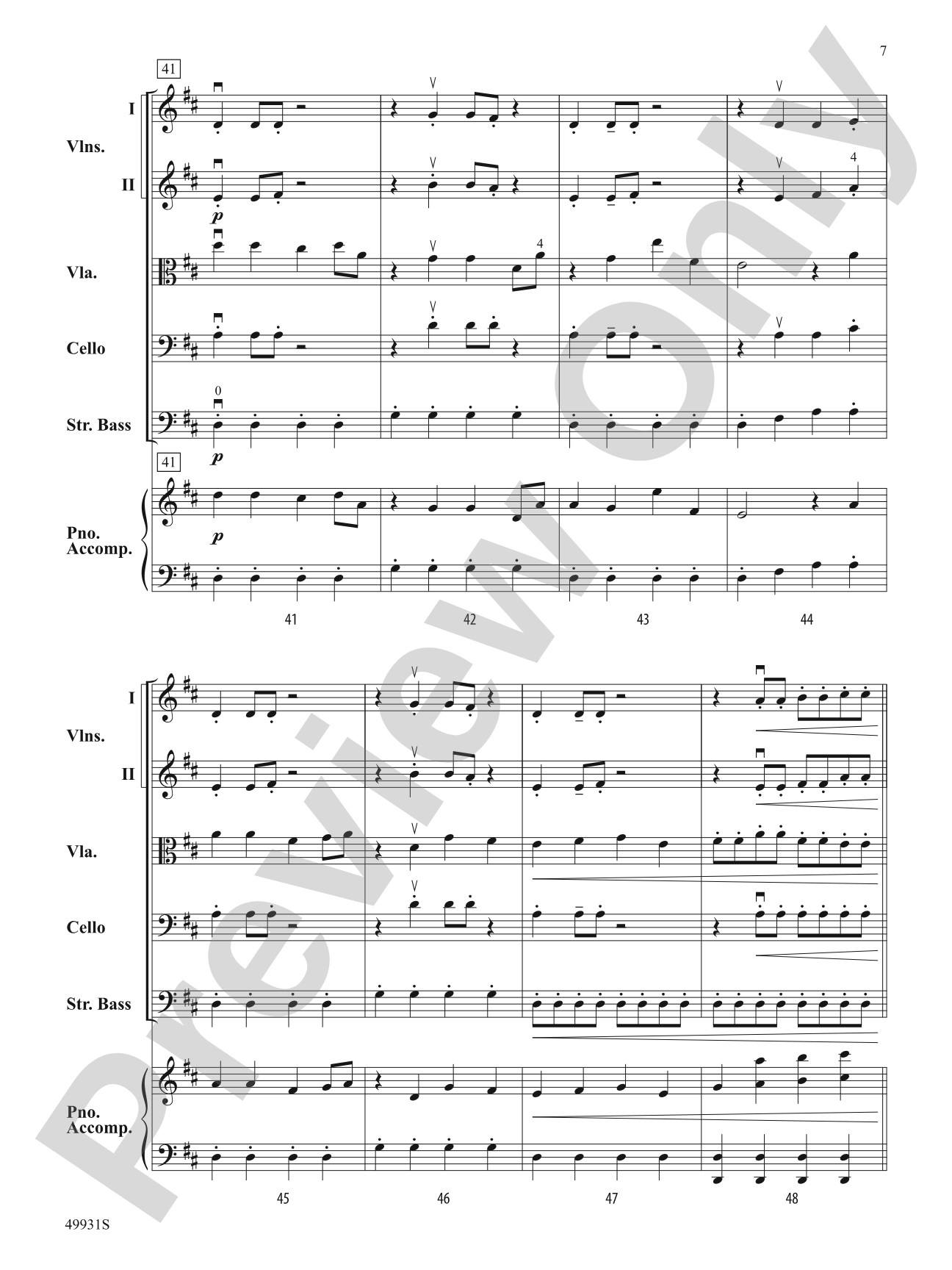 Set a Course: String Orchestra Score & Parts