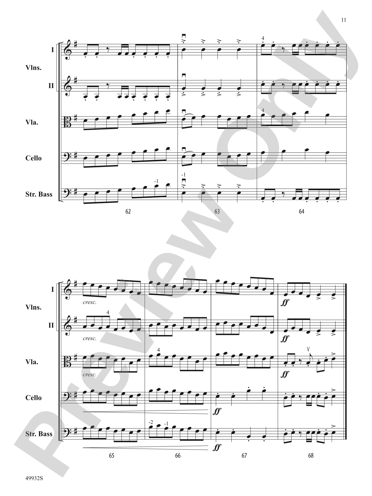 Air Warriors: String Orchestra Conductor Score & Parts