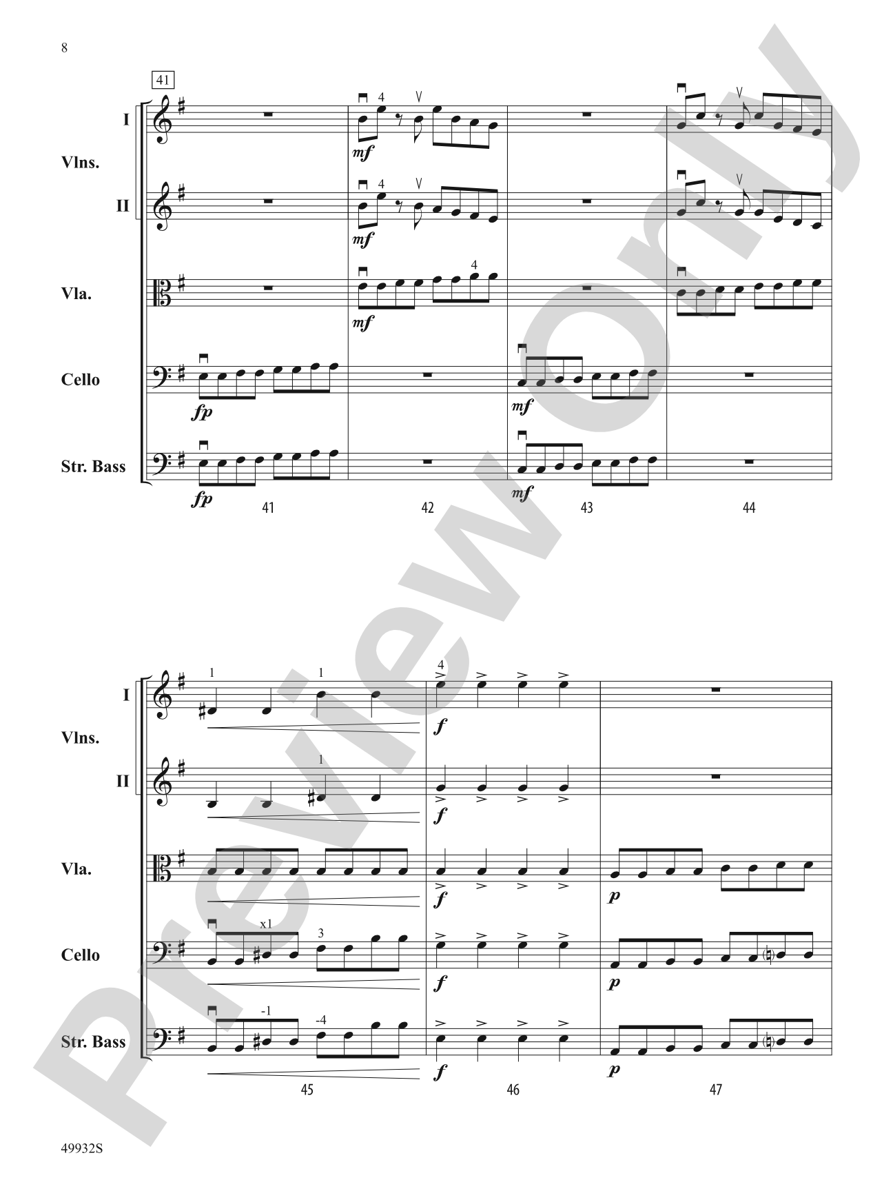 Air Warriors: String Orchestra Conductor Score & Parts