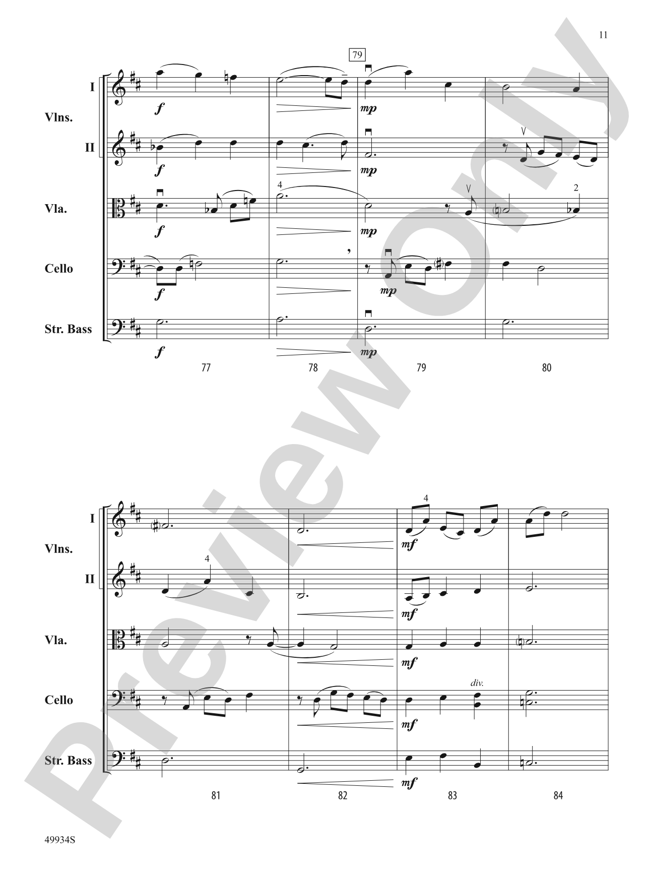 Lotus: String Orchestra Conductor Score & Parts