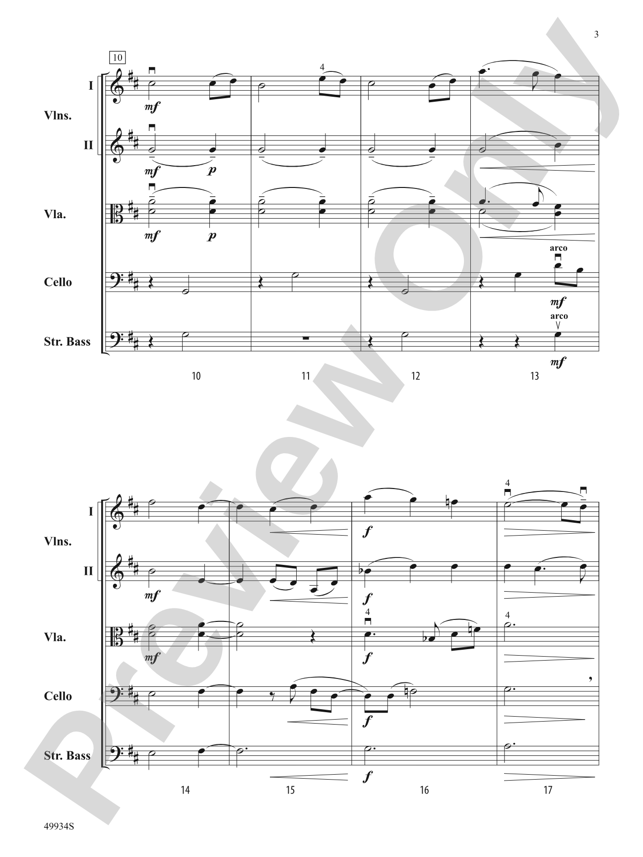 Lotus: String Orchestra Conductor Score & Parts