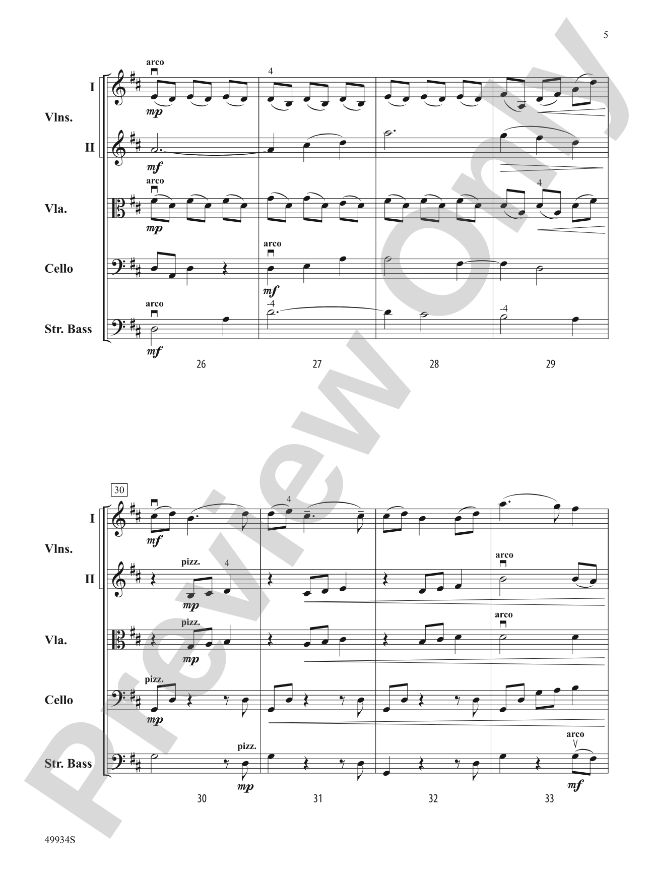 Lotus: String Orchestra Conductor Score & Parts