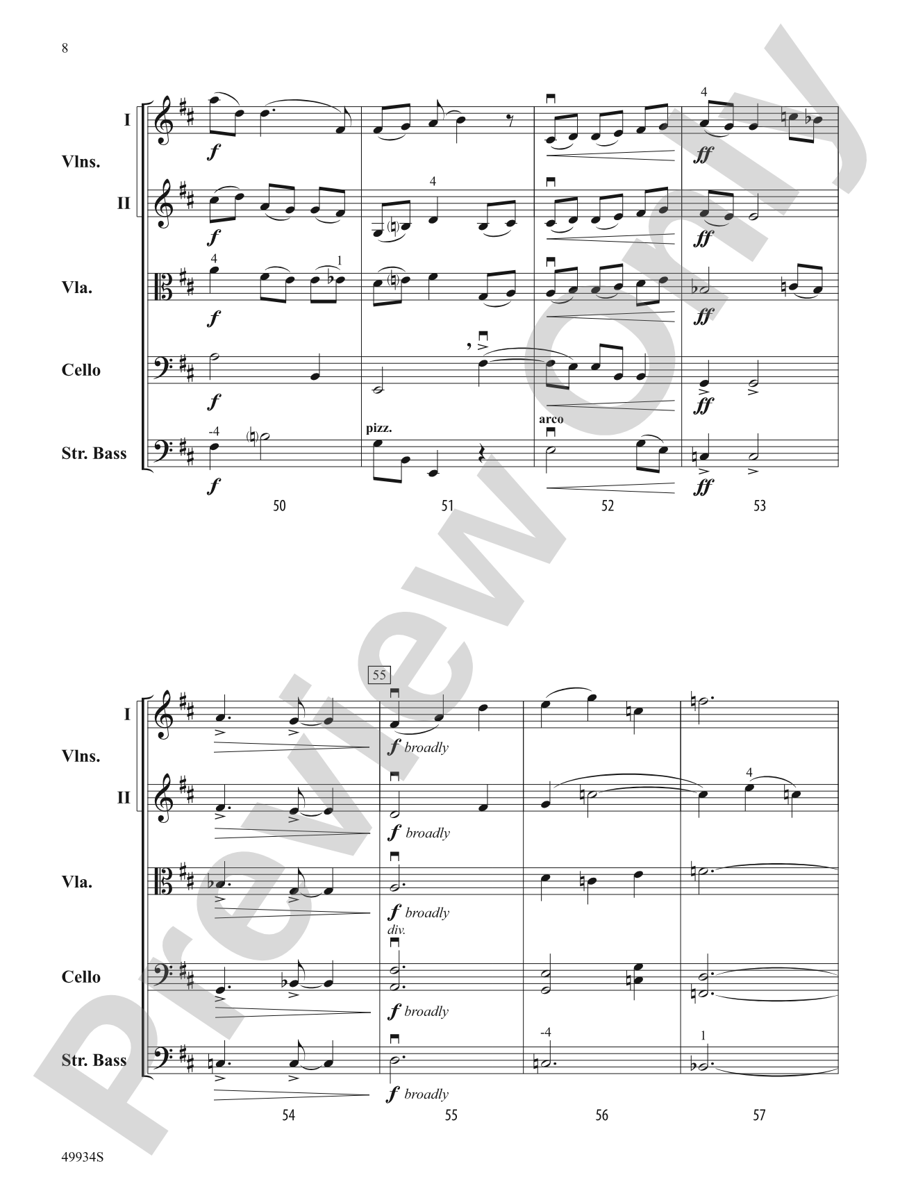 Lotus: String Orchestra Conductor Score & Parts