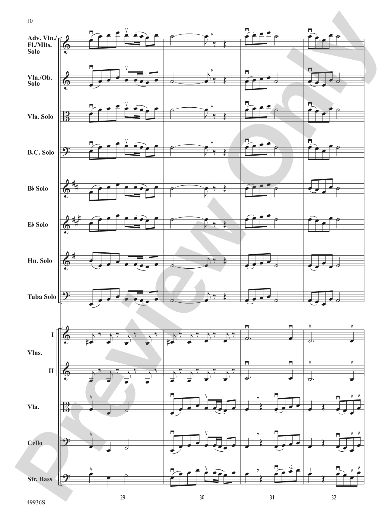 A Chameleon Concerto: String Orchestra Conductor Score & Parts