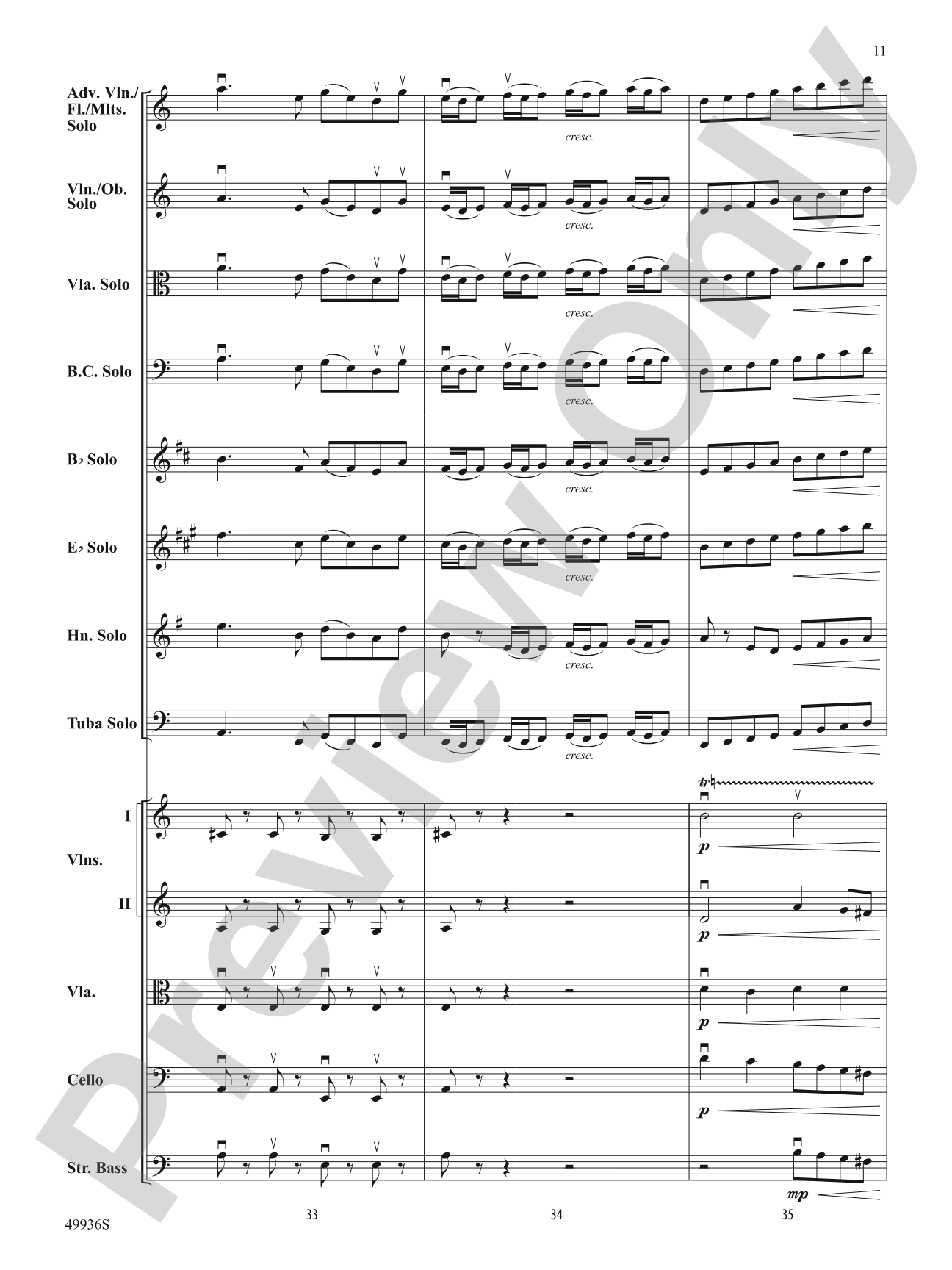 A Chameleon Concerto: String Orchestra Conductor Score & Parts