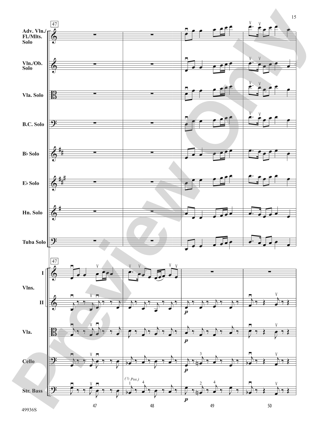 A Chameleon Concerto: String Orchestra Conductor Score & Parts