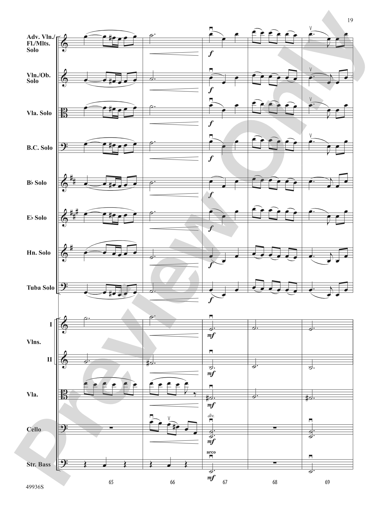 A Chameleon Concerto: String Orchestra Conductor Score & Parts