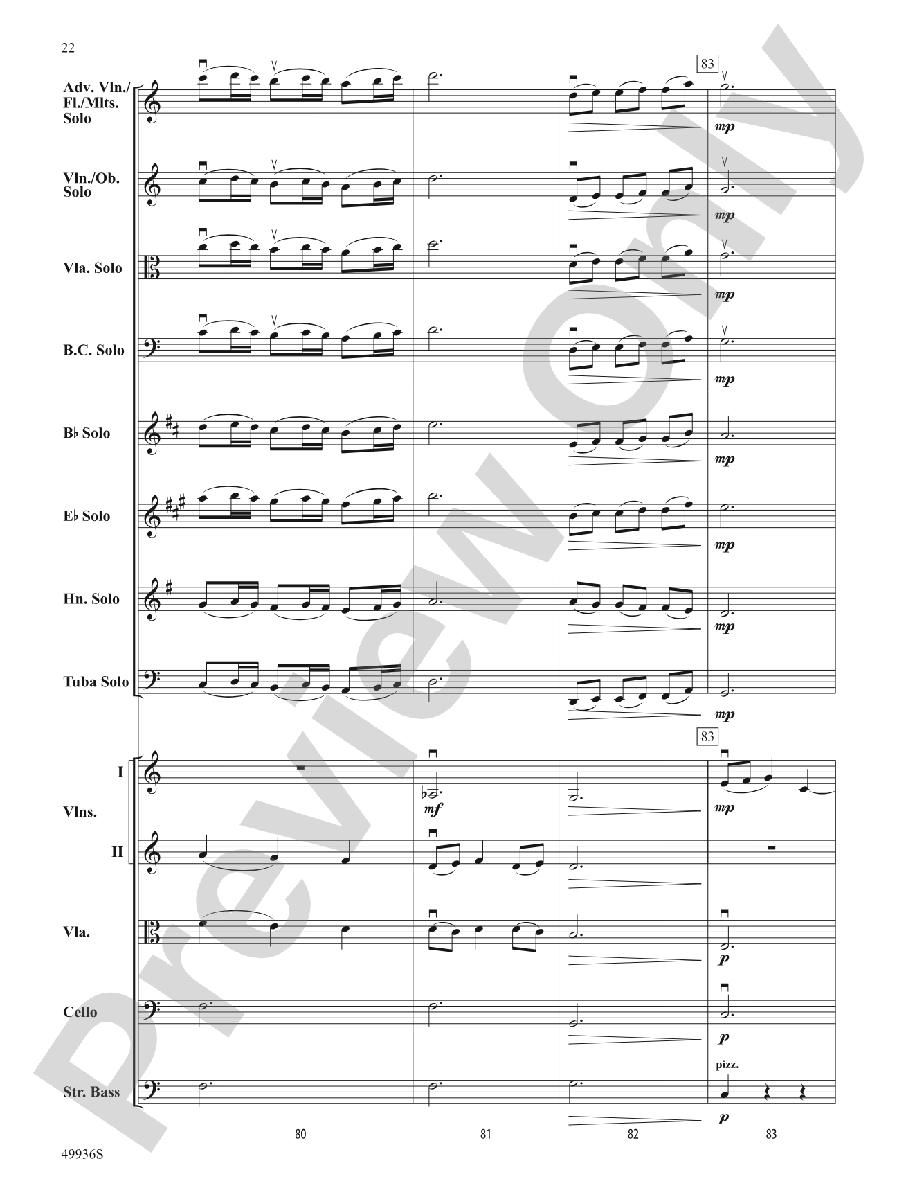 A Chameleon Concerto: String Orchestra Conductor Score & Parts
