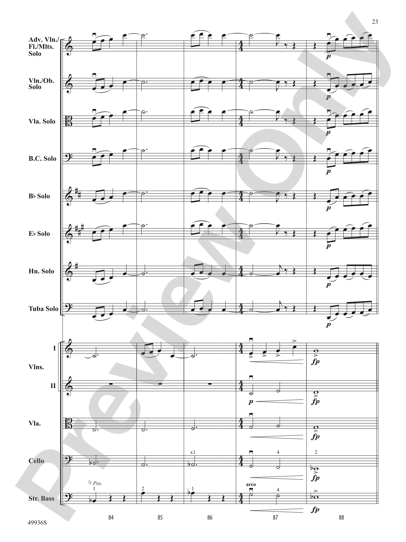A Chameleon Concerto: String Orchestra Conductor Score & Parts