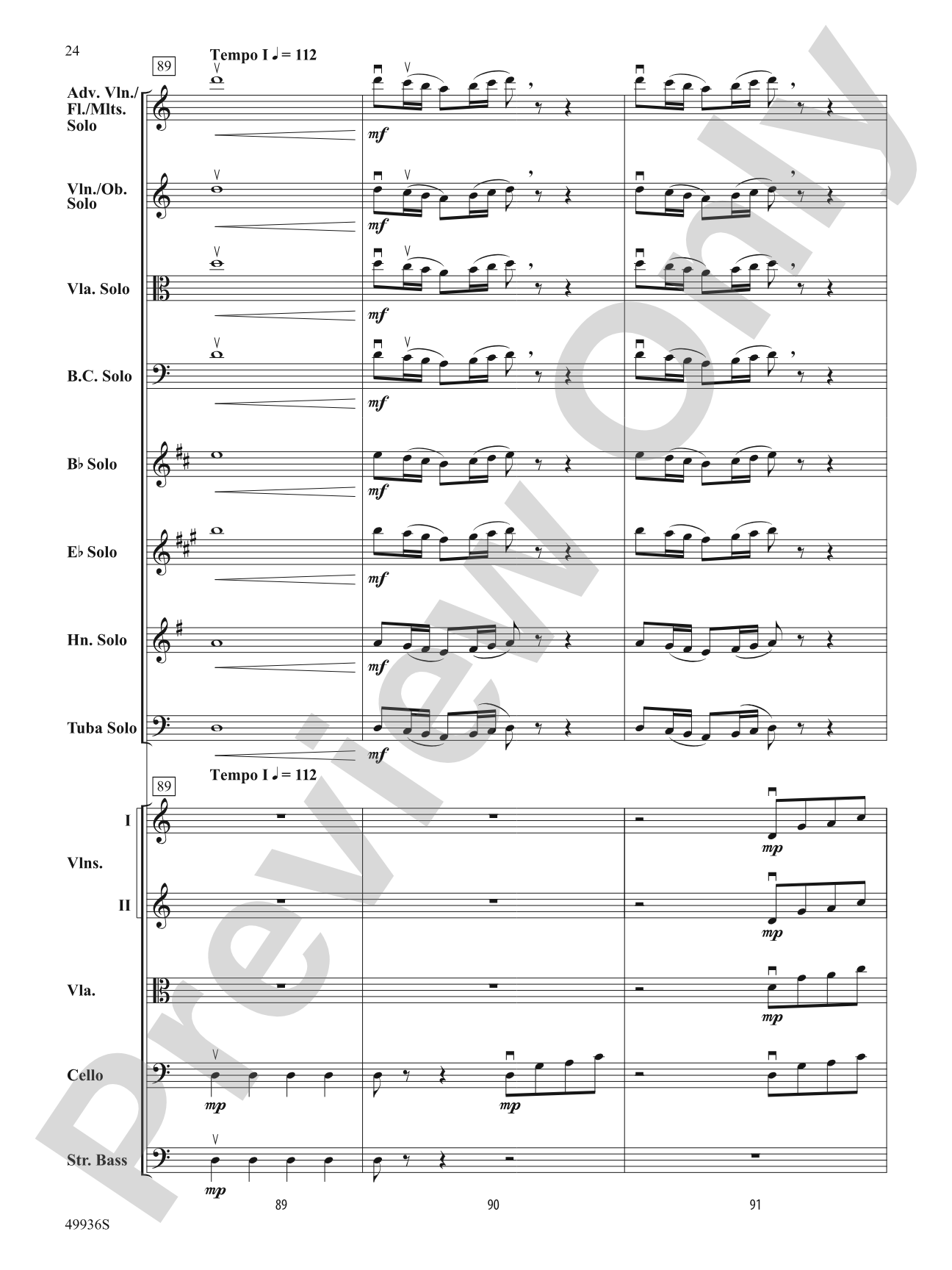 A Chameleon Concerto: String Orchestra Conductor Score & Parts