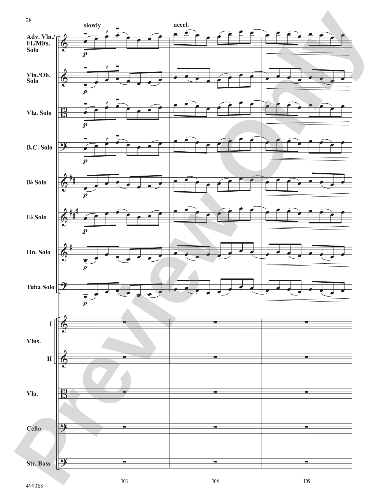 A Chameleon Concerto: String Orchestra Conductor Score & Parts