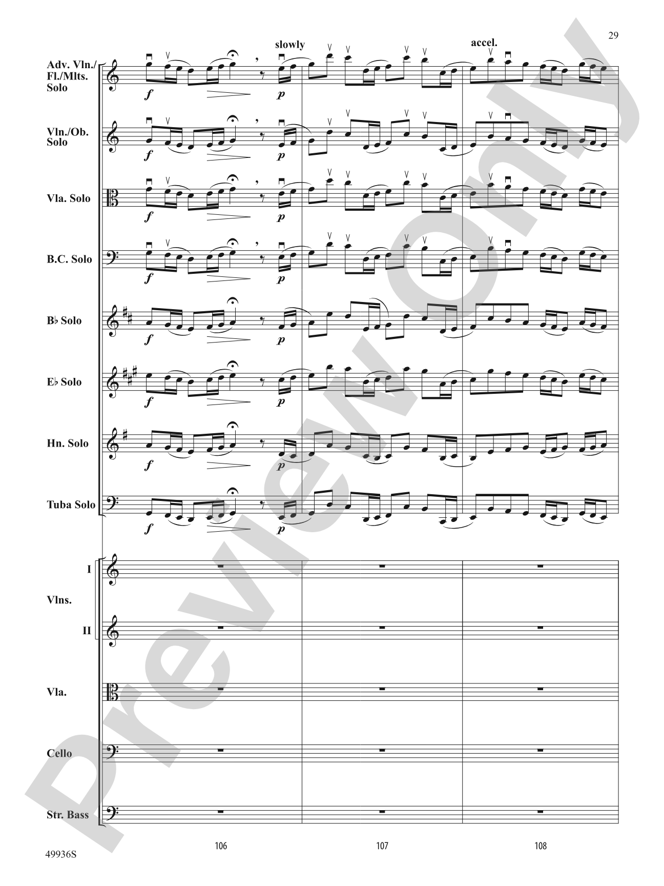 A Chameleon Concerto: String Orchestra Conductor Score & Parts